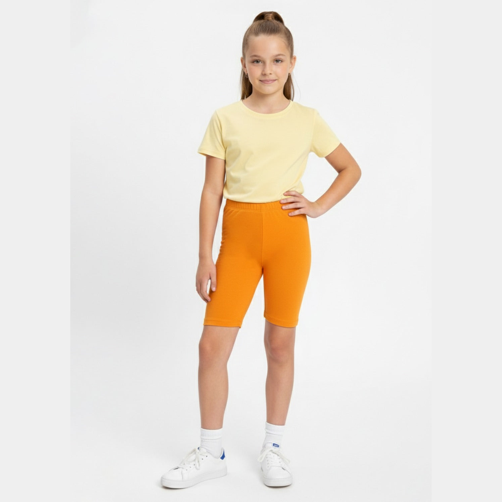 Girls Shorties Pack of 1_Golden Yellow