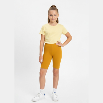 Girls Shorties Pack of 1_Mustard Yellow