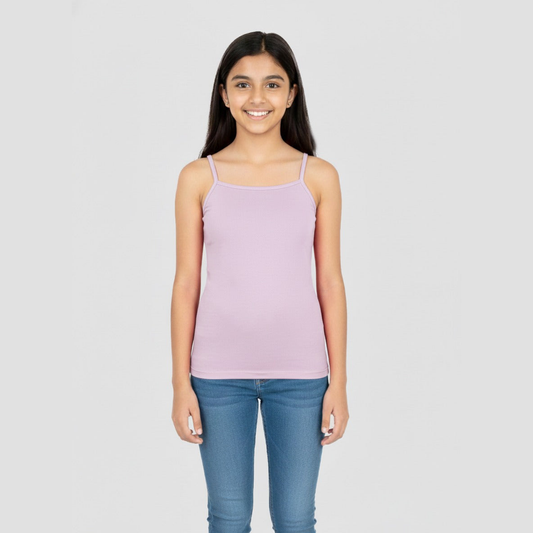 Girls' Cami Vest - Lavender (Pack of 1)