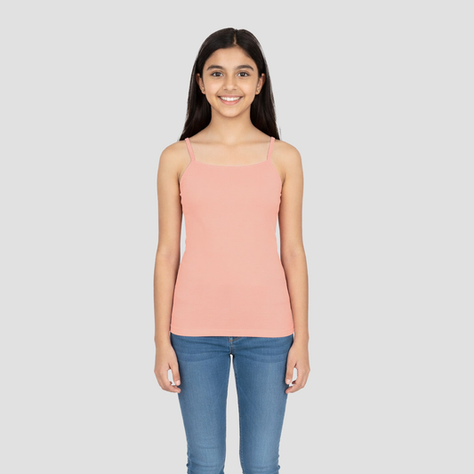 Girls' Cami Vest - Rose Dust (Pack of 1)