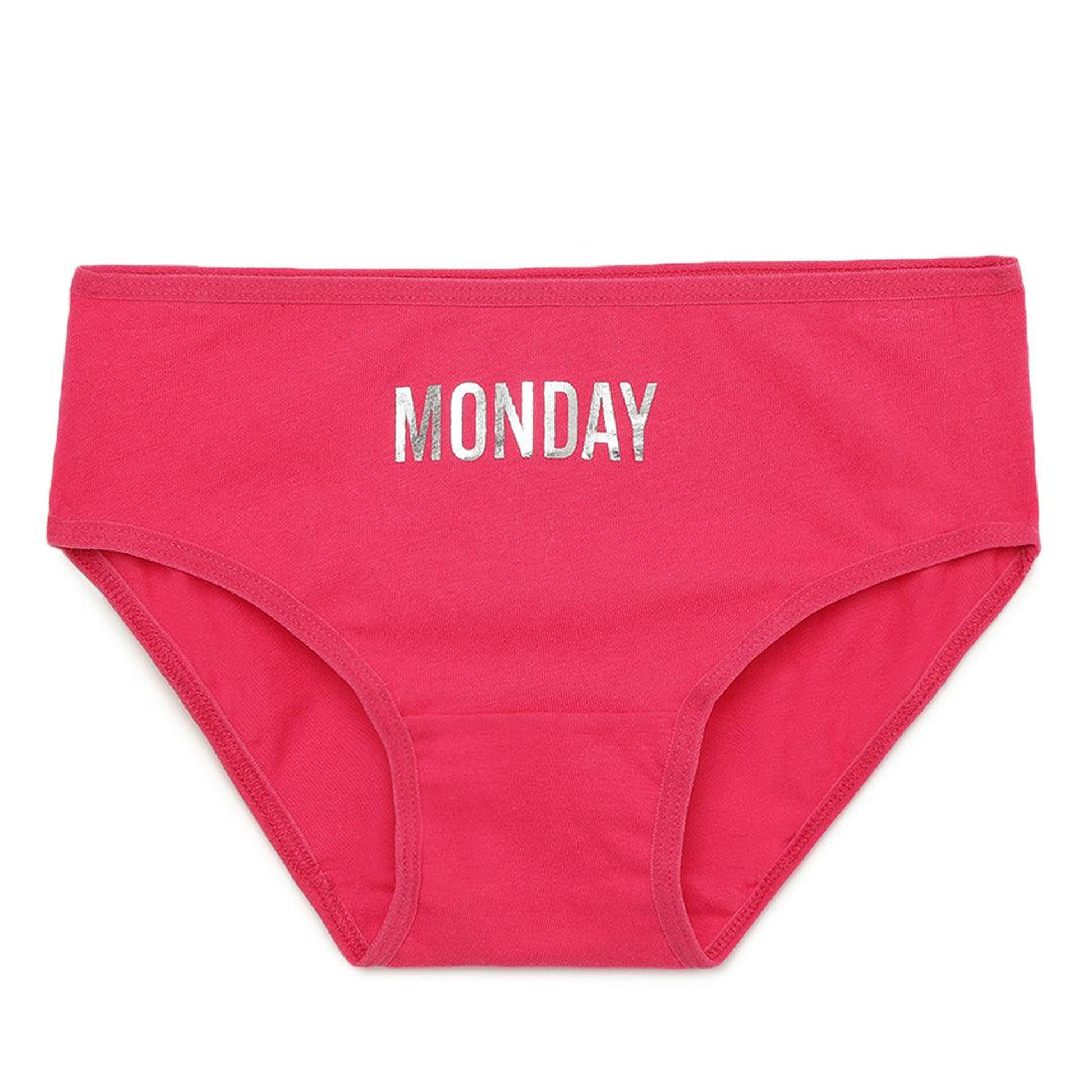 Girls' Cotton Brief - Weekdays Prints (Pack Of 7)
