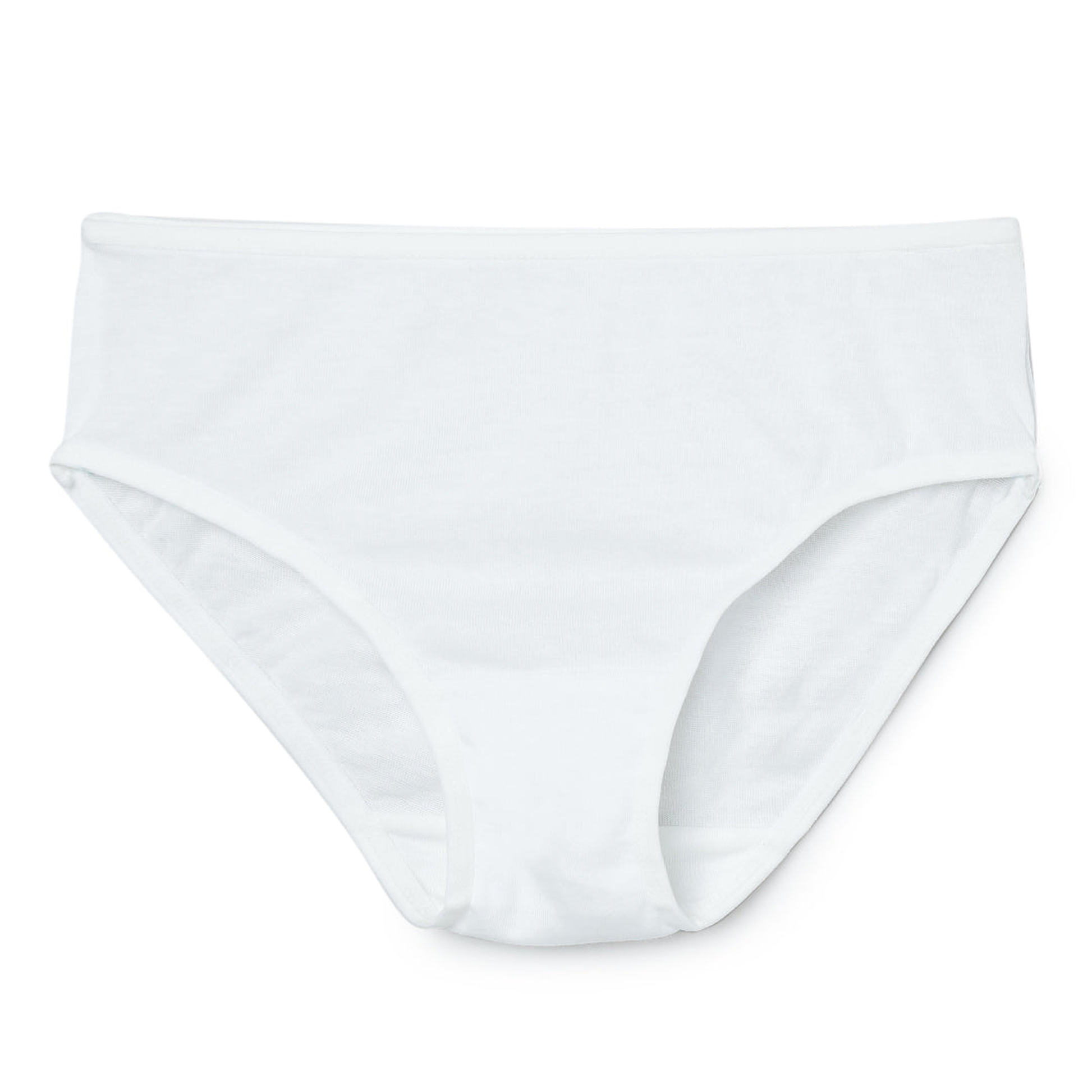 Girls' Cotton Brief - White (Pack of 5)