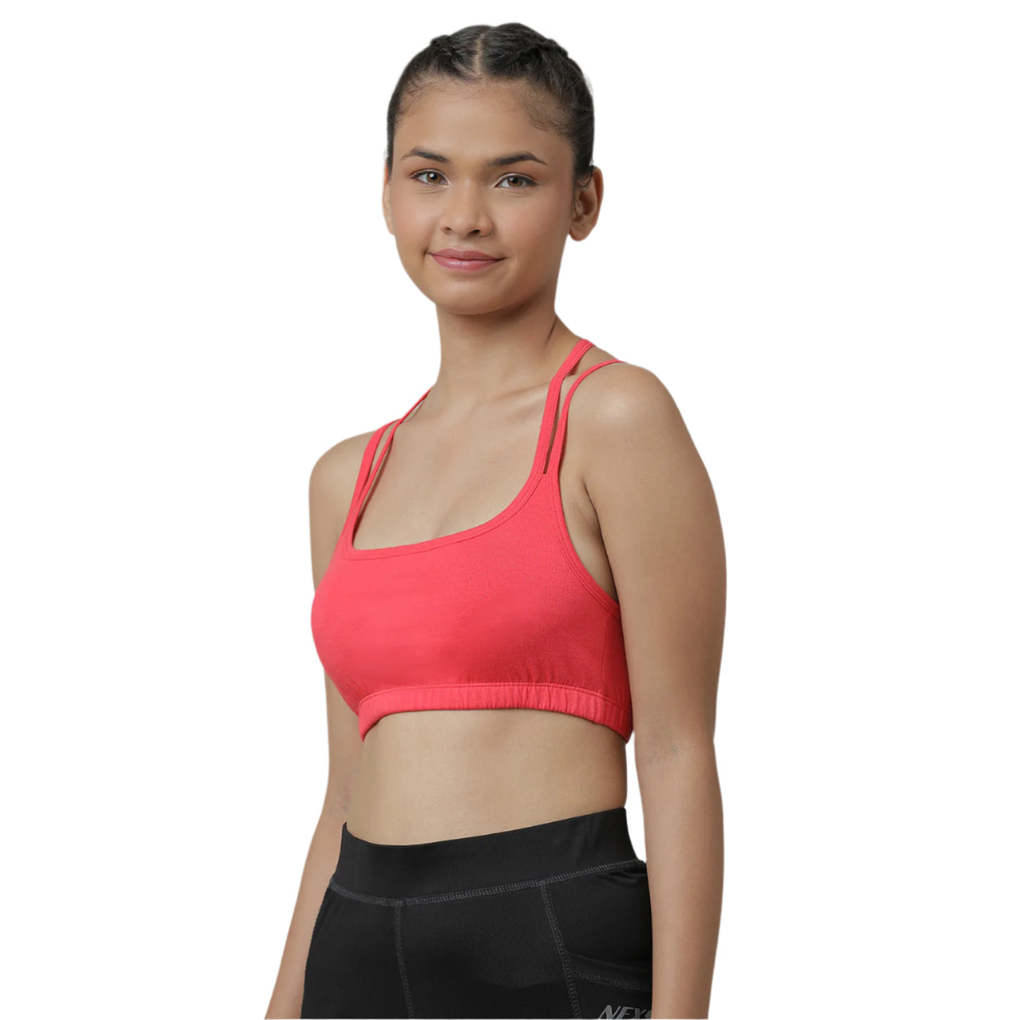 Girls Sports Bra _red