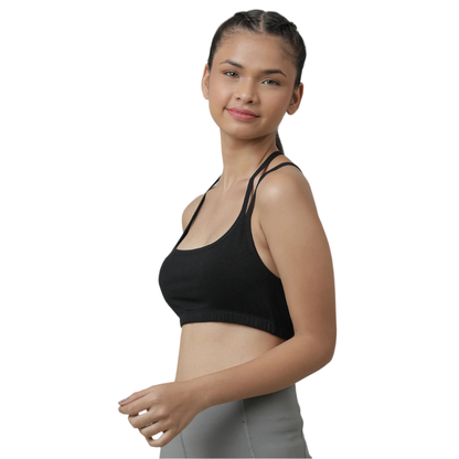 Girls Sports Bra _Black