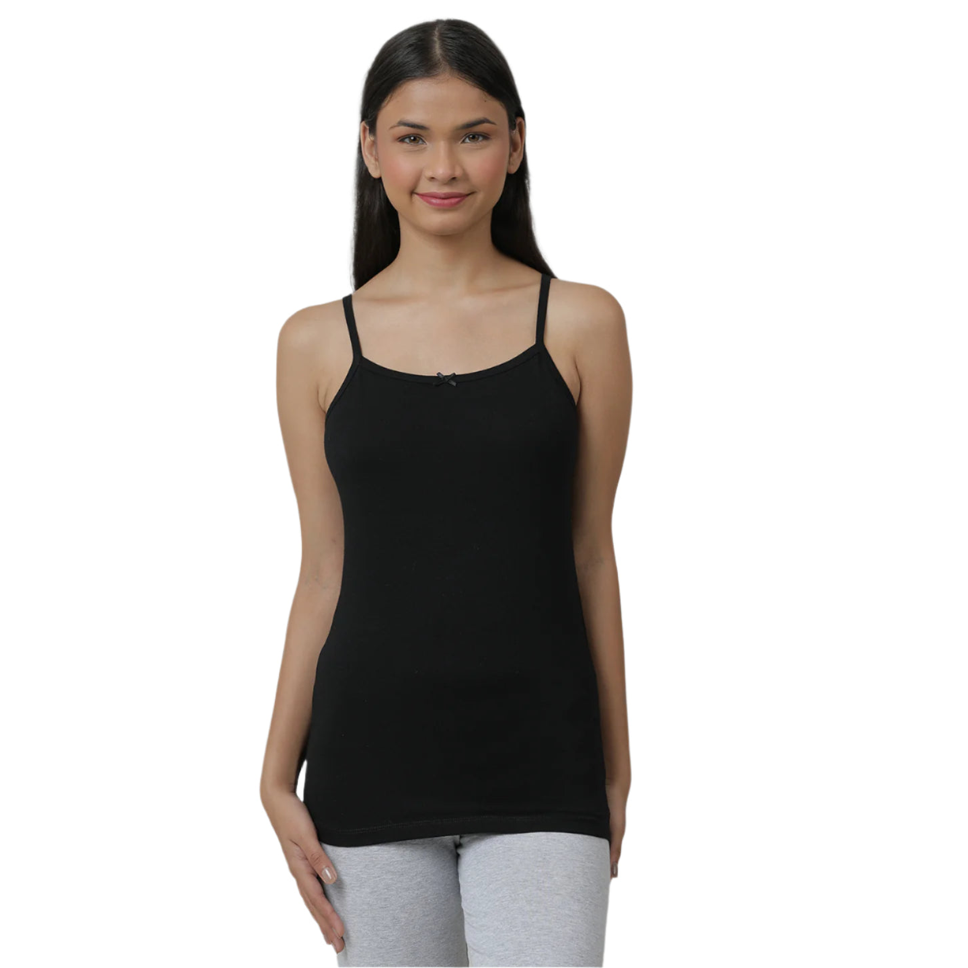 Girls' Cami Vests - Multicolour (Pack of 4)