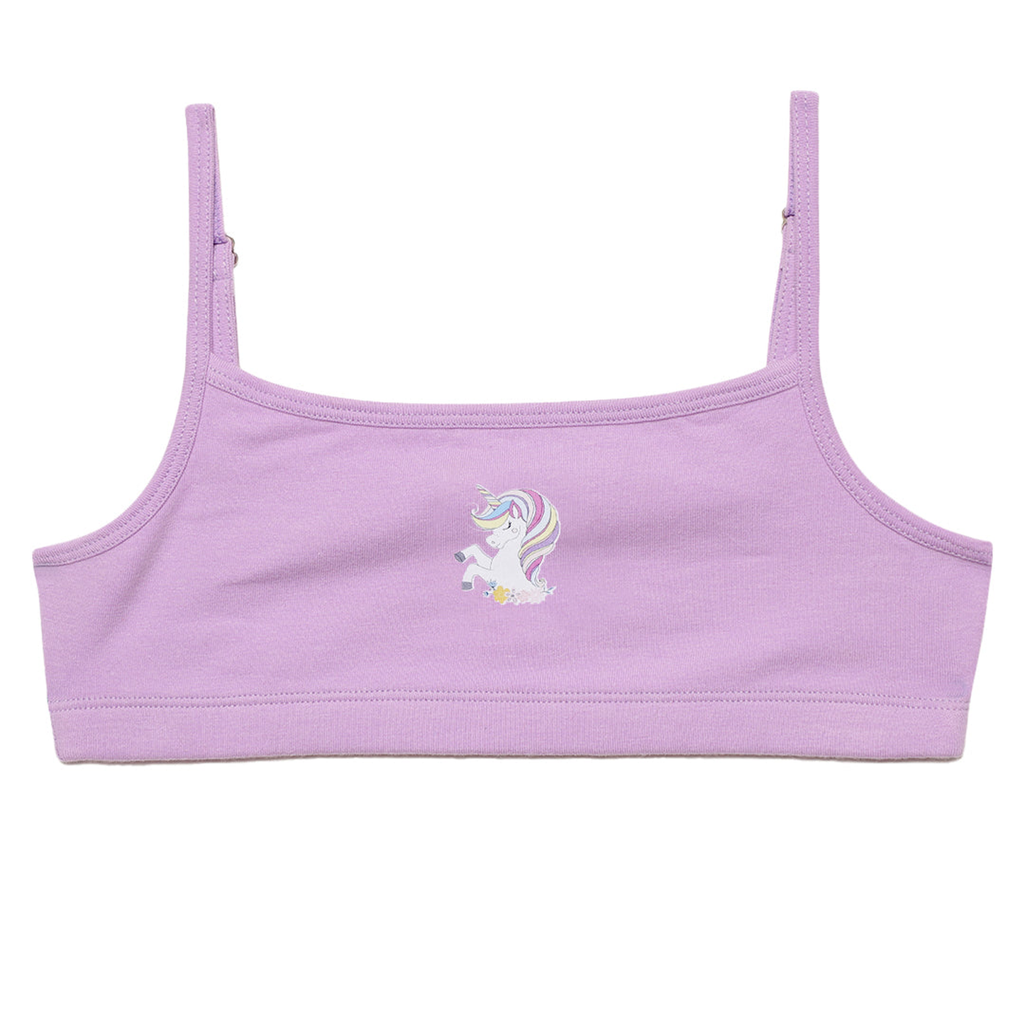 Beginners Bra - Unicorn Print Multicolor Pack of 4