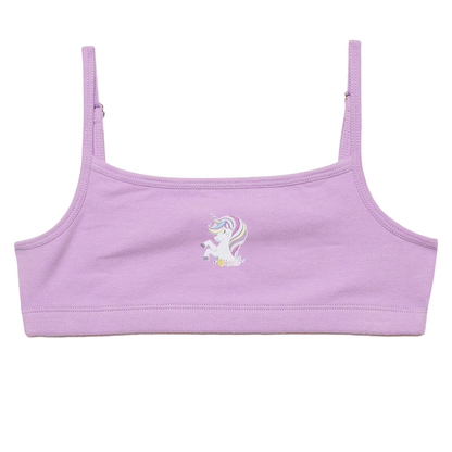 Beginners Bra - Unicorn Print Multicolor Pack of 4