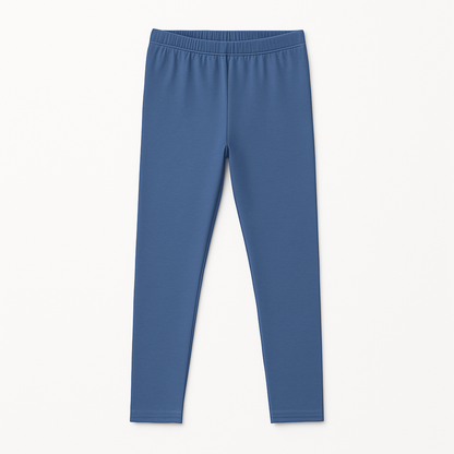 CharmnCherish Girls' Leggings Pack Of 1_Navy Blue - front view