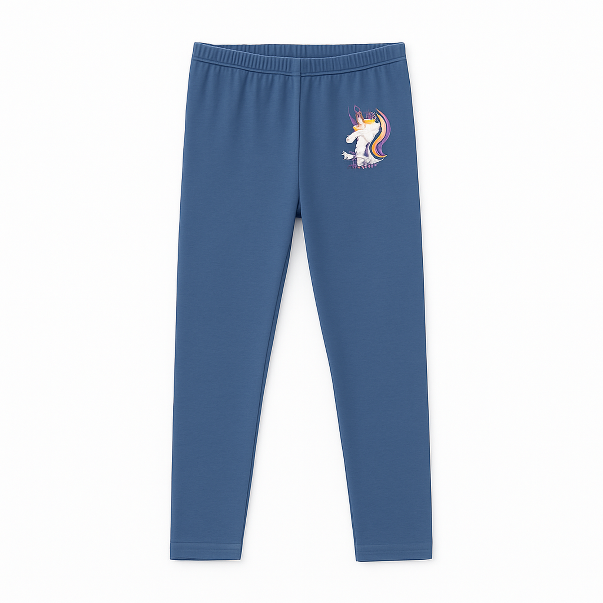 CharmnCherish Girls' Leggings Unicorn Print Pack Of 1 - front view