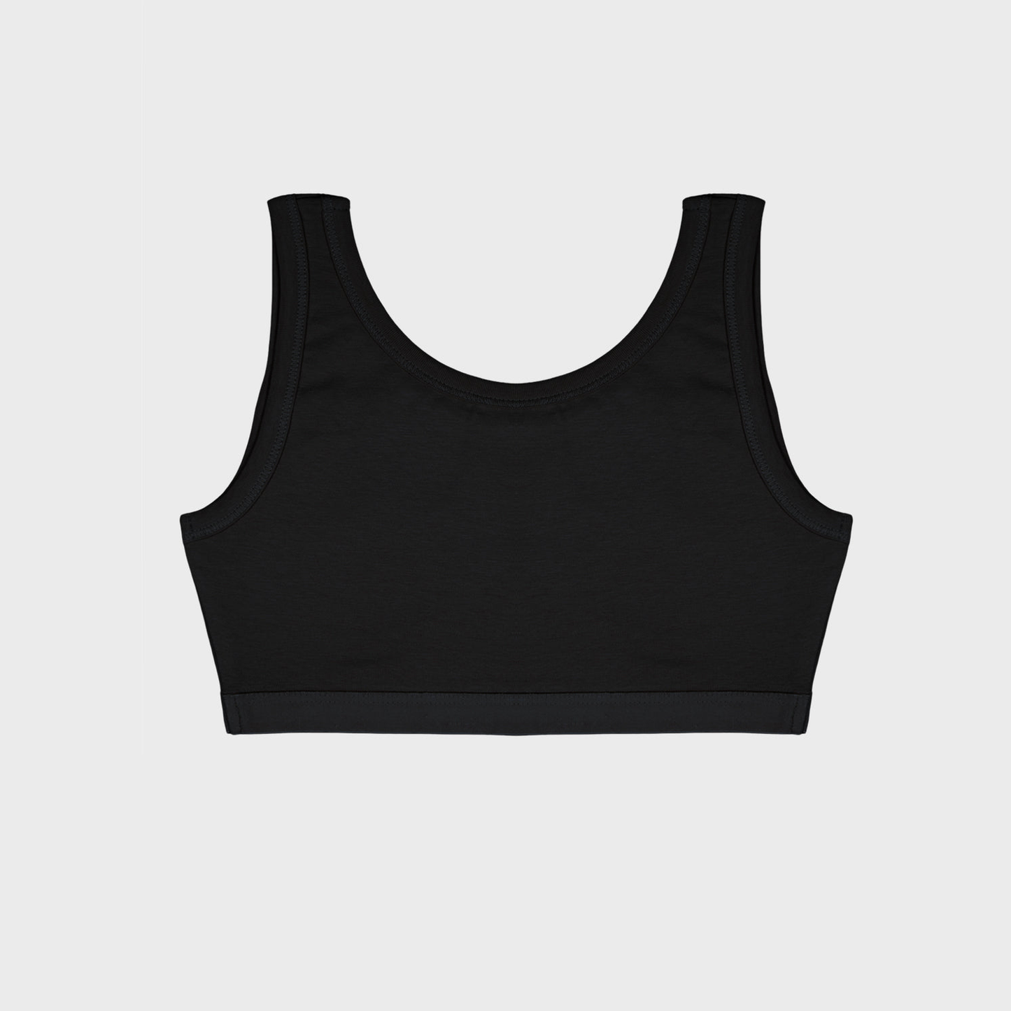 Girls Removable Padded Sports Crop Top
