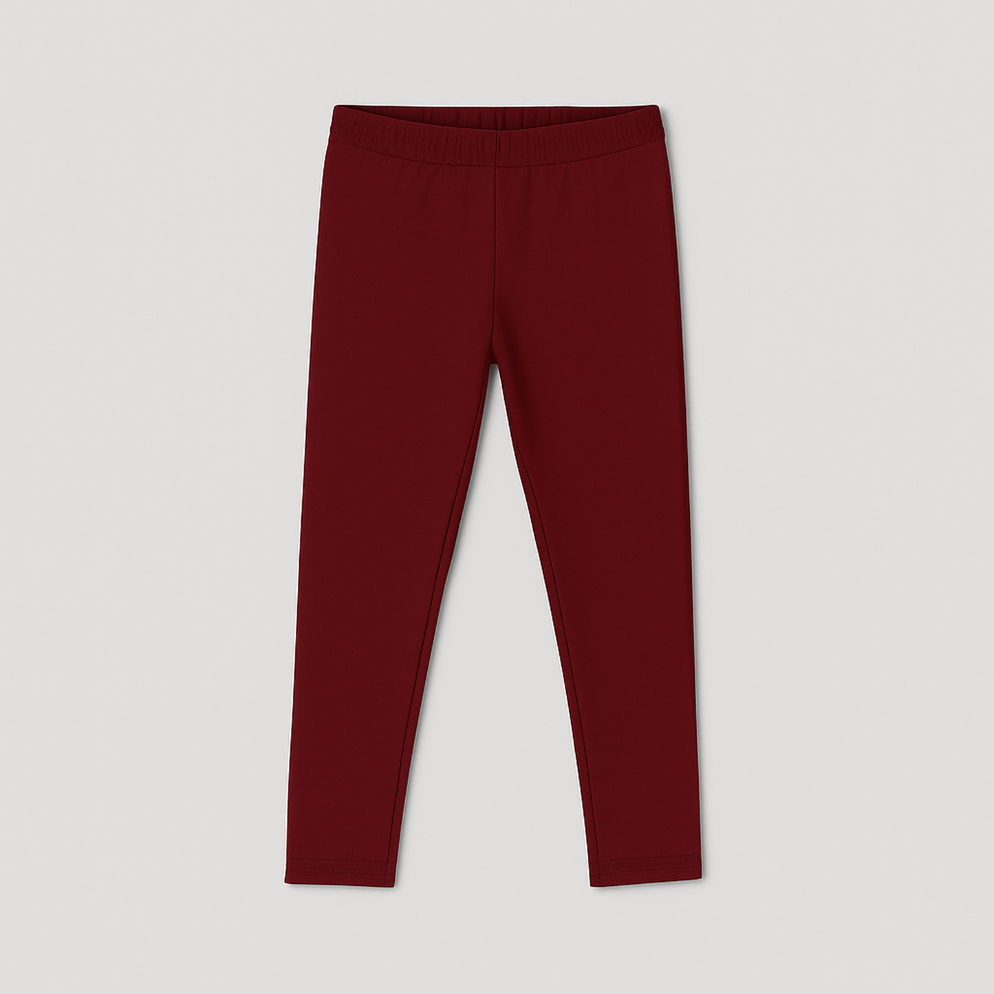 CharmnCherish Girls' 3/4 Leggings Solid Brown Color Pack Of 1 - front view