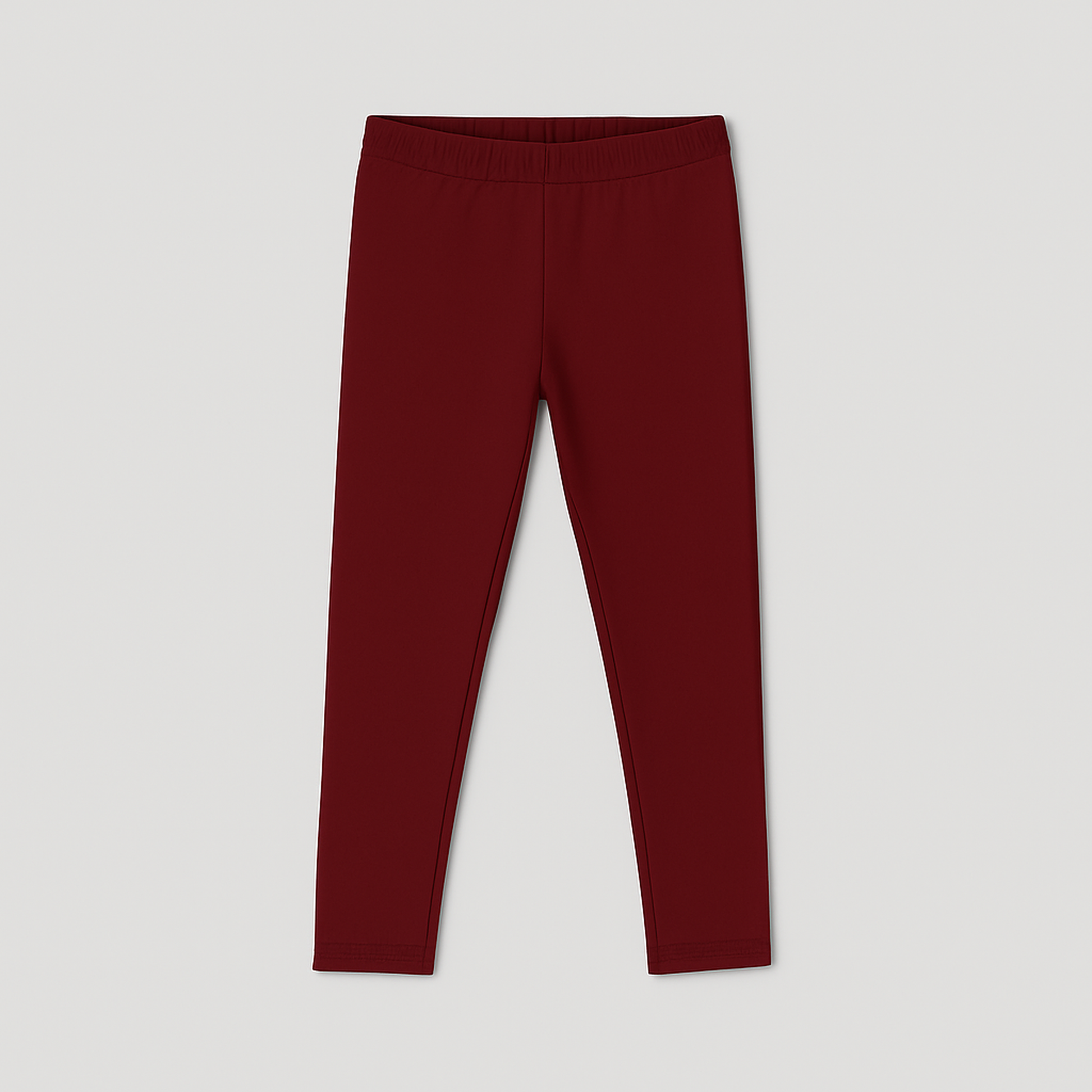 CharmnCherish Girls' 3/4 Leggings Solid Brown Color Pack Of 1 - front view