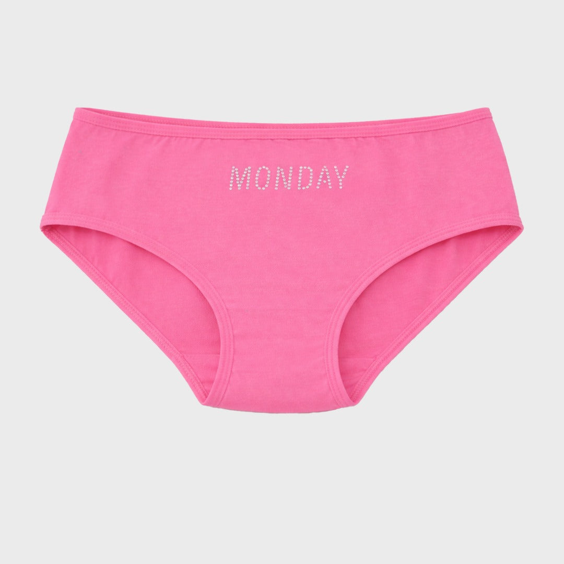 Girls' Weekdays Brief - Stud Printed - Pack of 7