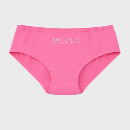 Girls' Weekdays Brief - Stud Printed - Pack of 7