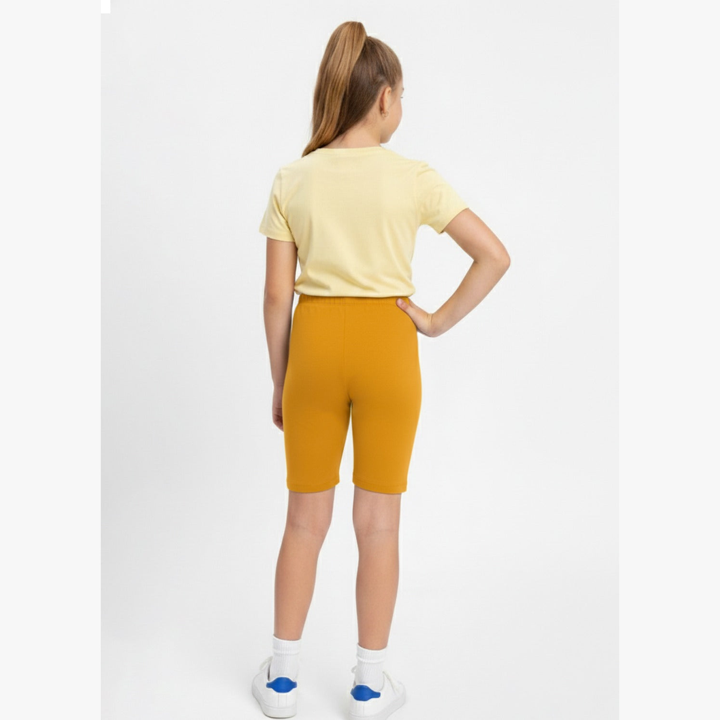 Girls Shorties Pack of 1_Mustard Yellow