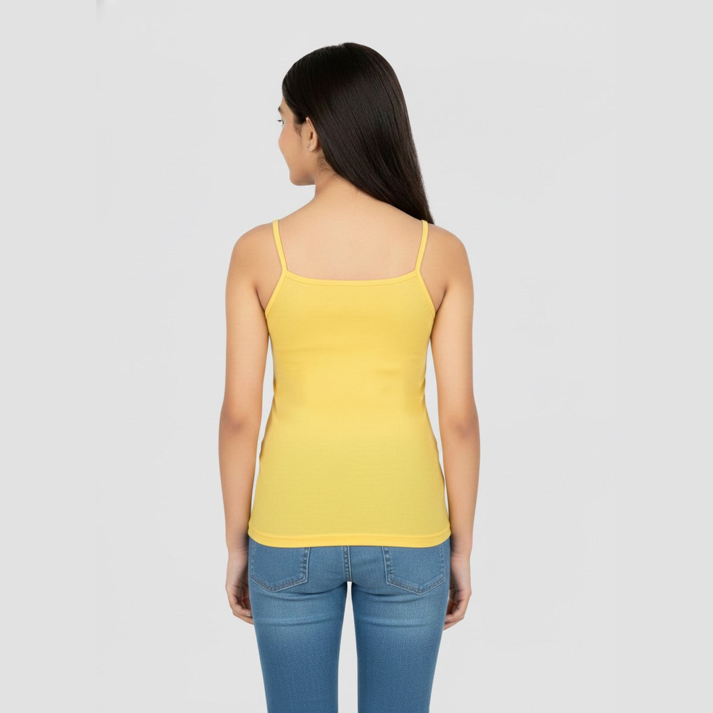 Girls' Cami Vest - Yellow (Pack of 1)