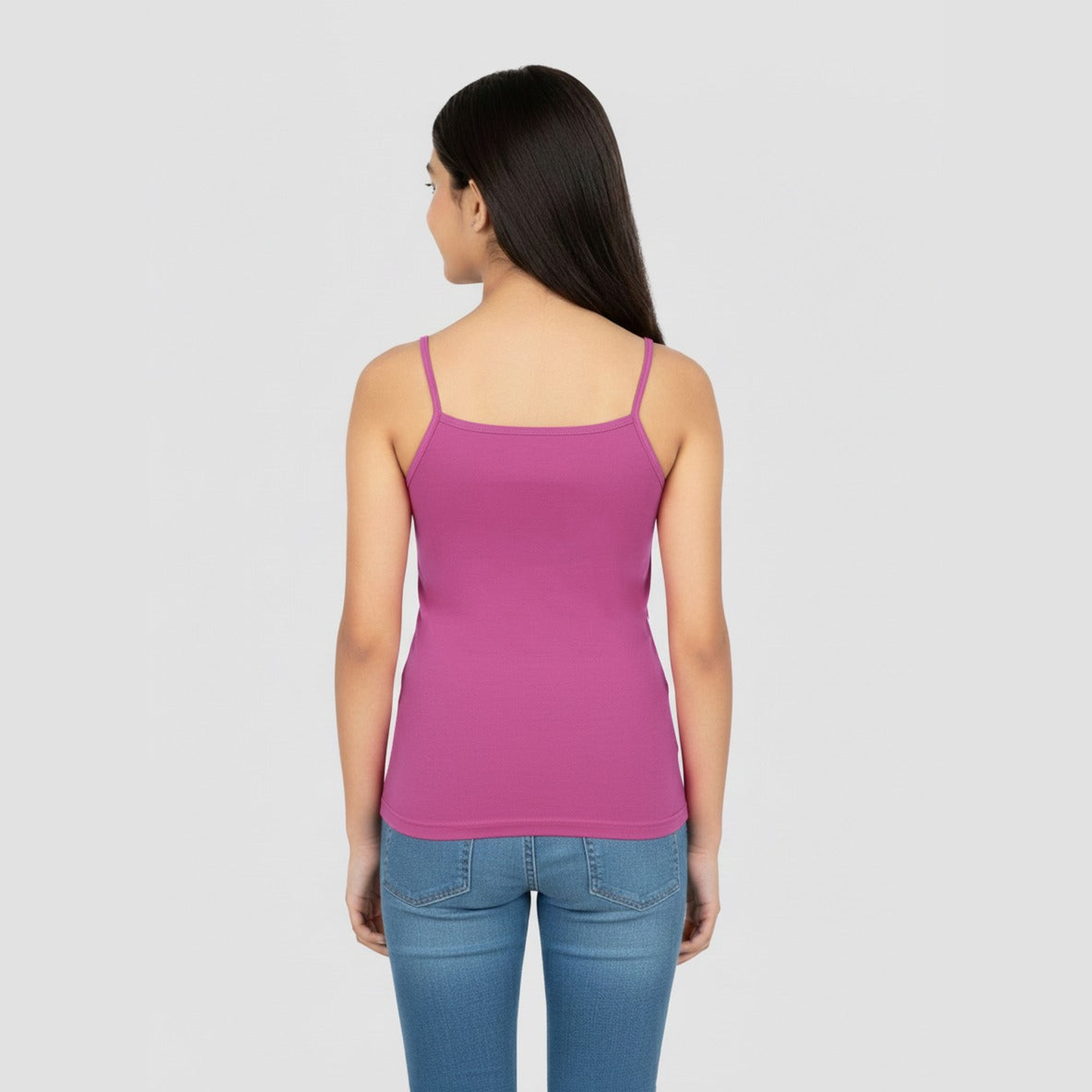 Girls' Cami Vest - Maroon (Pack of 1)
