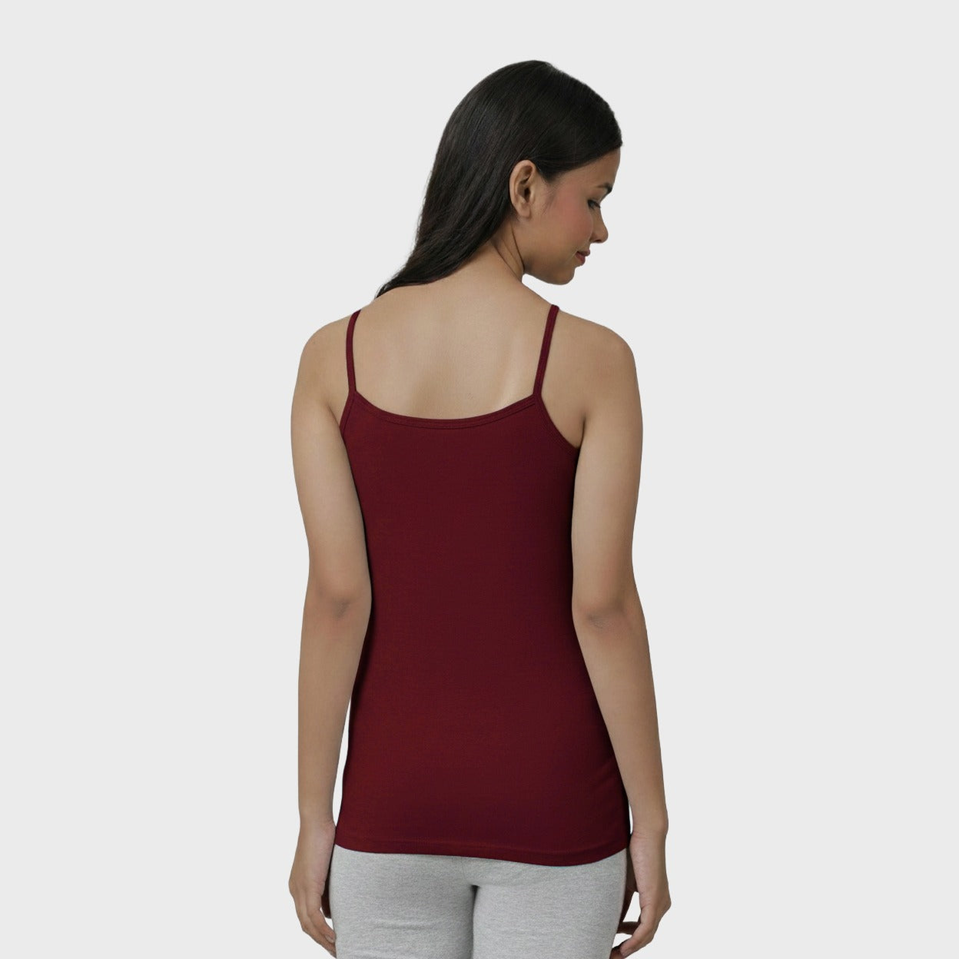 Girls' Cami Vest - Brown (Pack of 1)