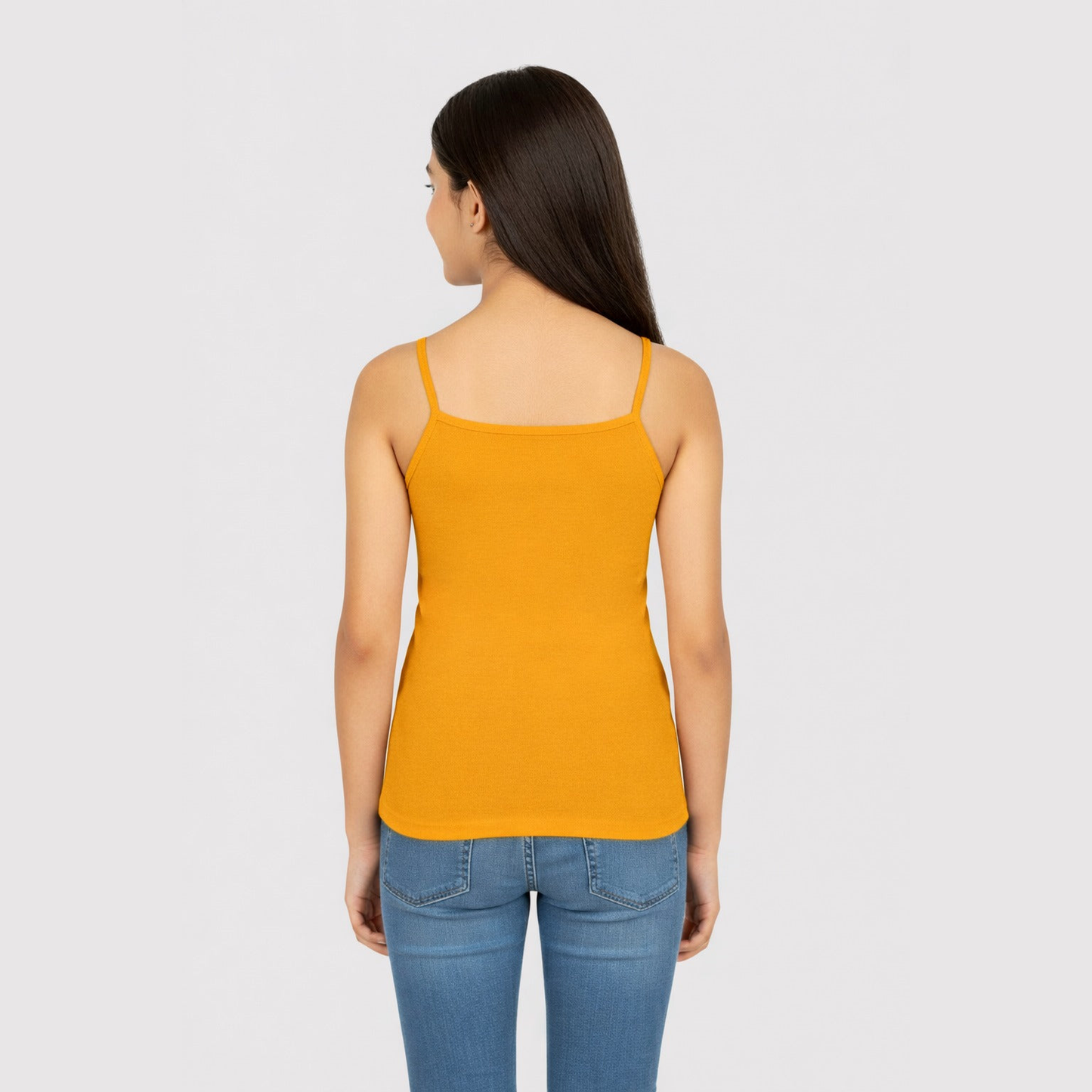 Girls' Cami Vest - Golden Yellow (Pack of 1)