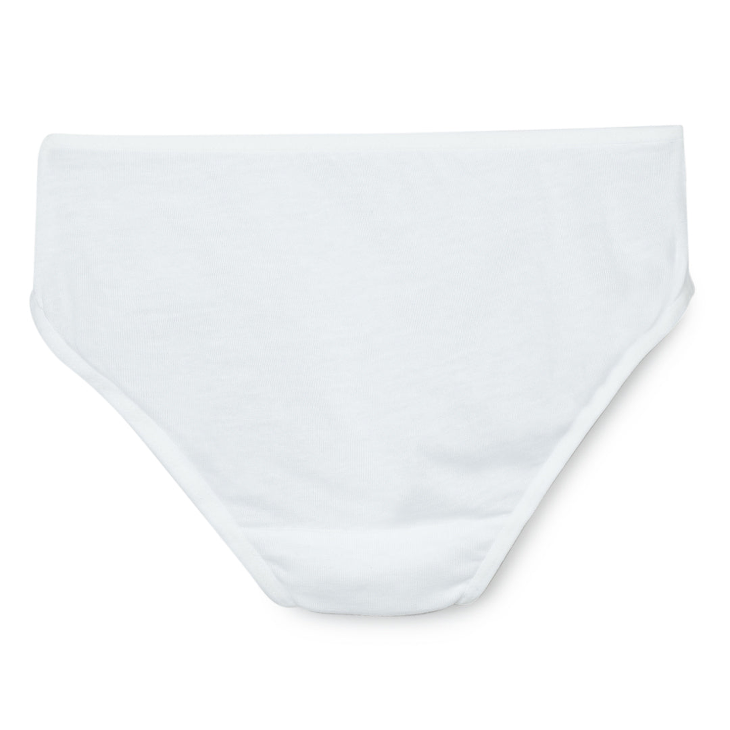 Girls' Cotton Brief - White (Pack of 5)