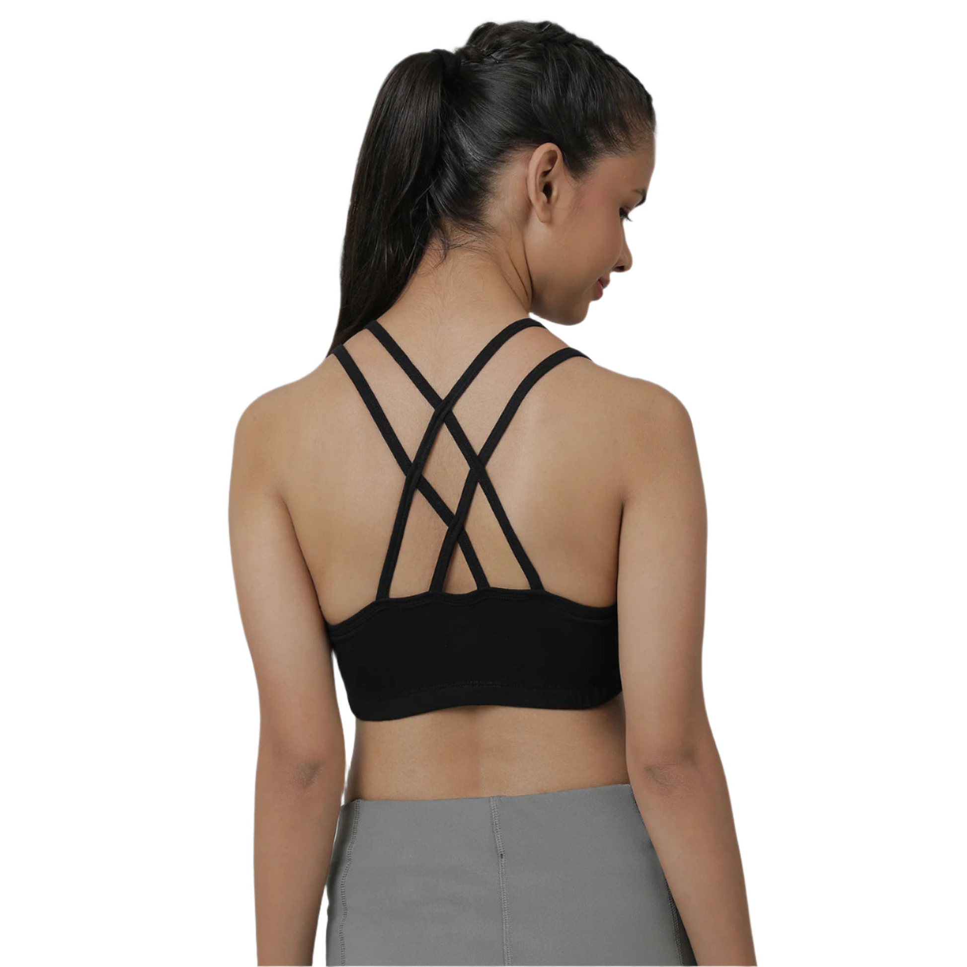 Girls Sports Bra _Black