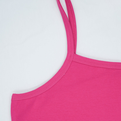 Girls' Cami Vest - Dark Pink (Pack of 1)