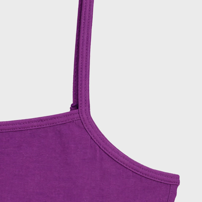 Girls' Cami Vest - Purple (Pack of 1)