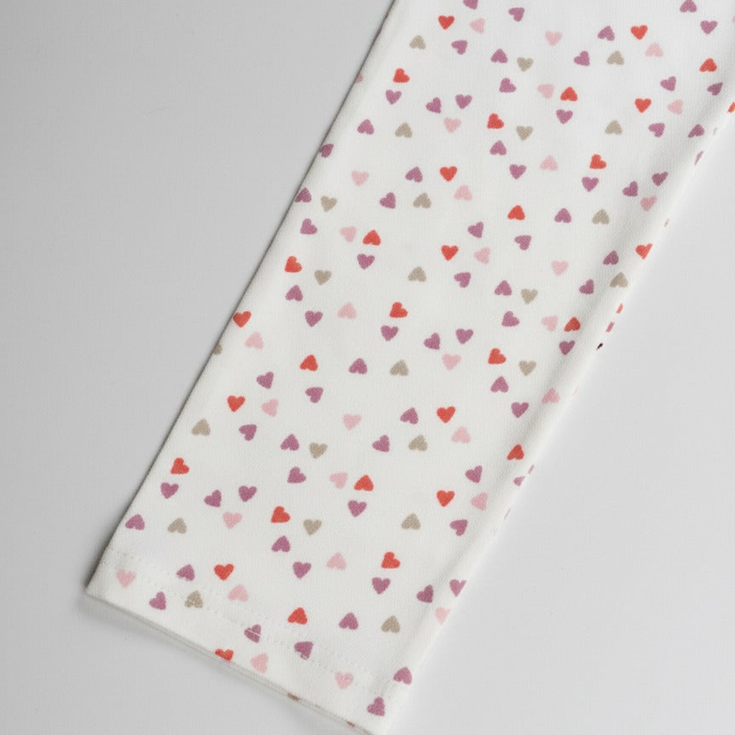Girls' Cotton Leggings - Heart allover print (Pack of 1)