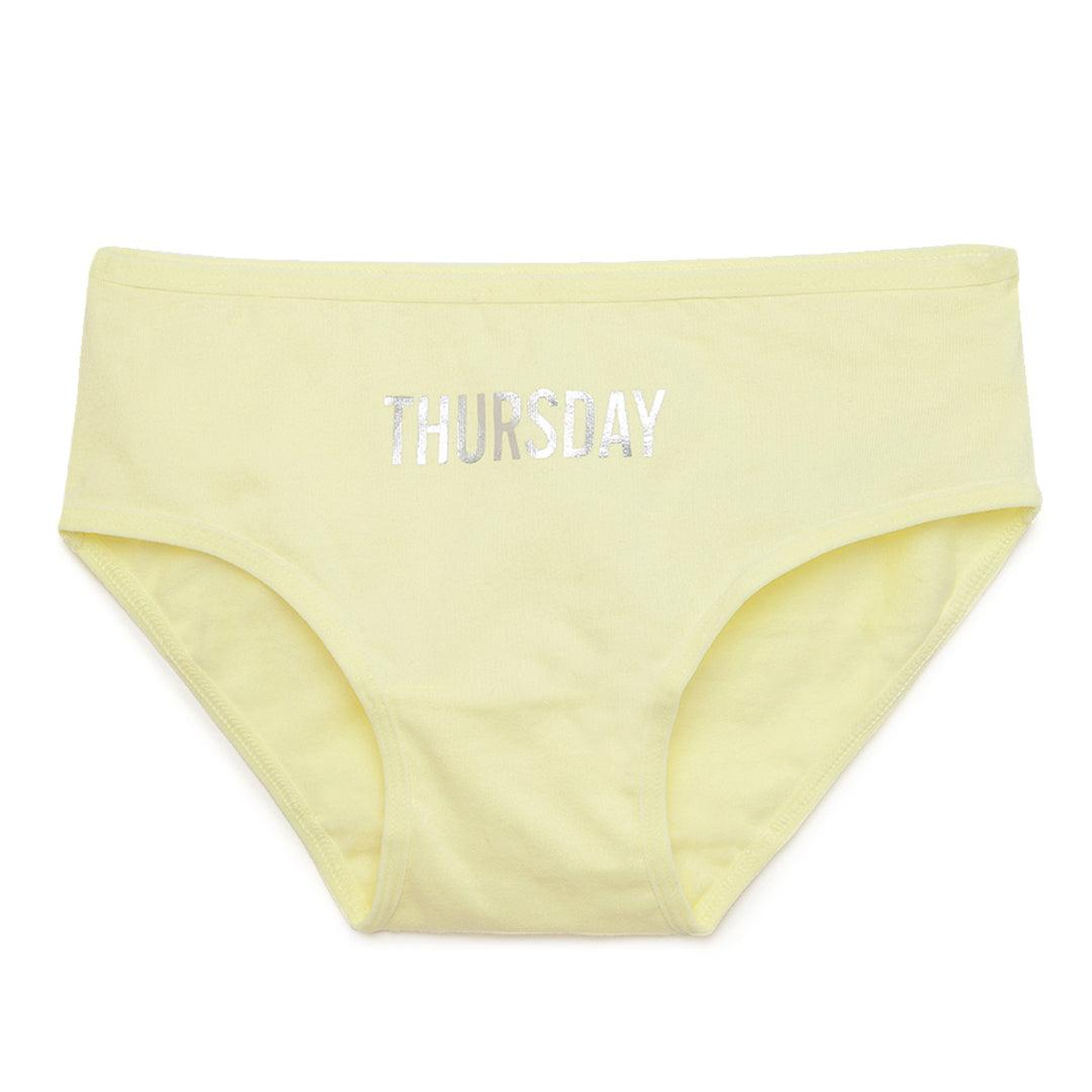 Girls' Cotton Brief - Weekdays Prints (Pack Of 7)