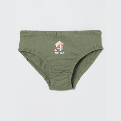 Boys' Cotton Brief - Weekdays Print (Pack of 7)