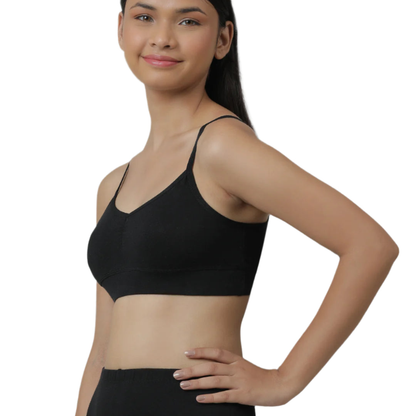 Girls Non Padded Adjustable bra  - Multicolour (Pack of 4)