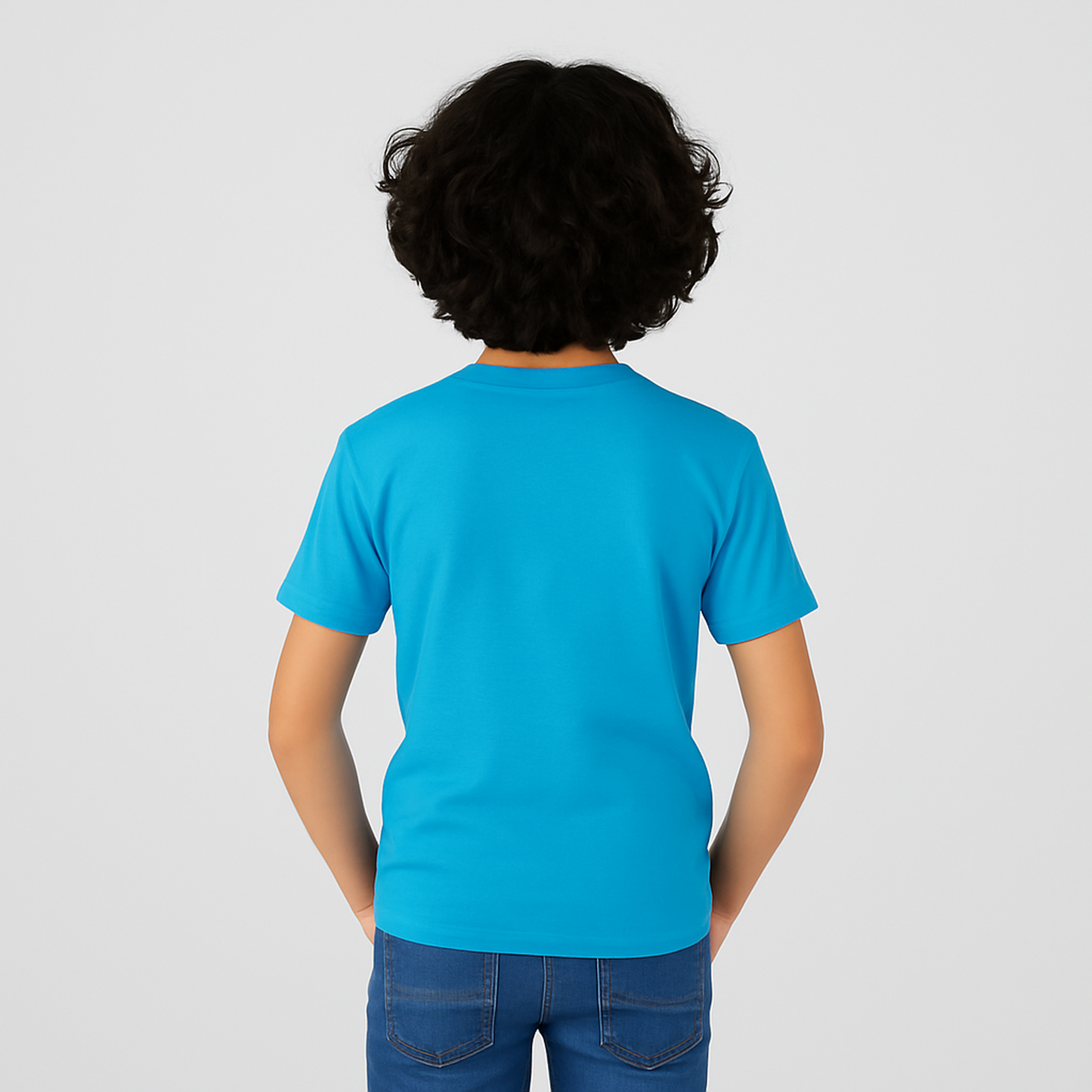Boys' Cotton T-Shirt - Short Sleeve Solid - Multicolour (Pack of 1)