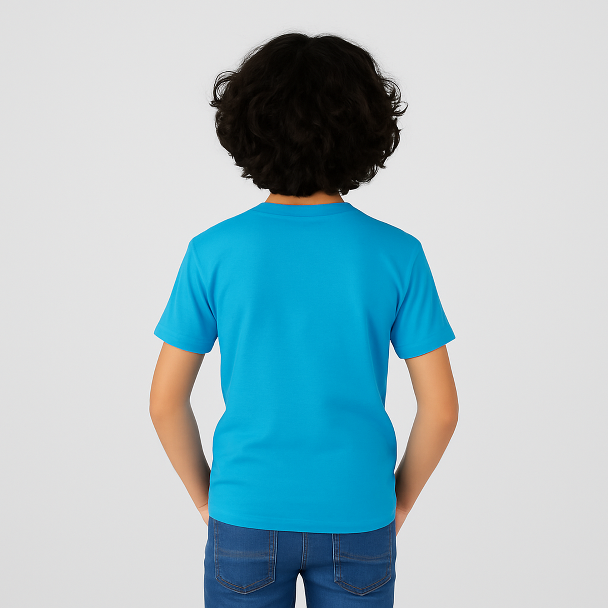 Boys' Cotton T-Shirt - Short Sleeve Solid - Multicolour (Pack of 1)