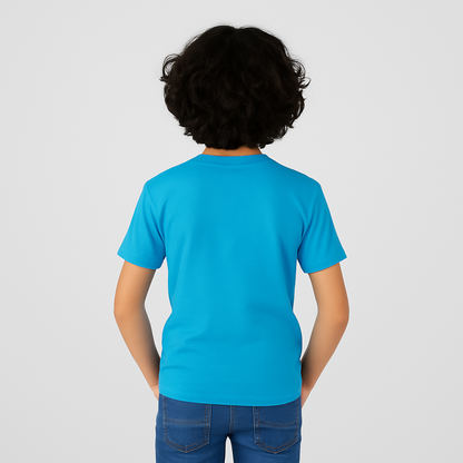 Boys' Cotton T-Shirt - Short Sleeve Solid - Multicolour (Pack of 1)
