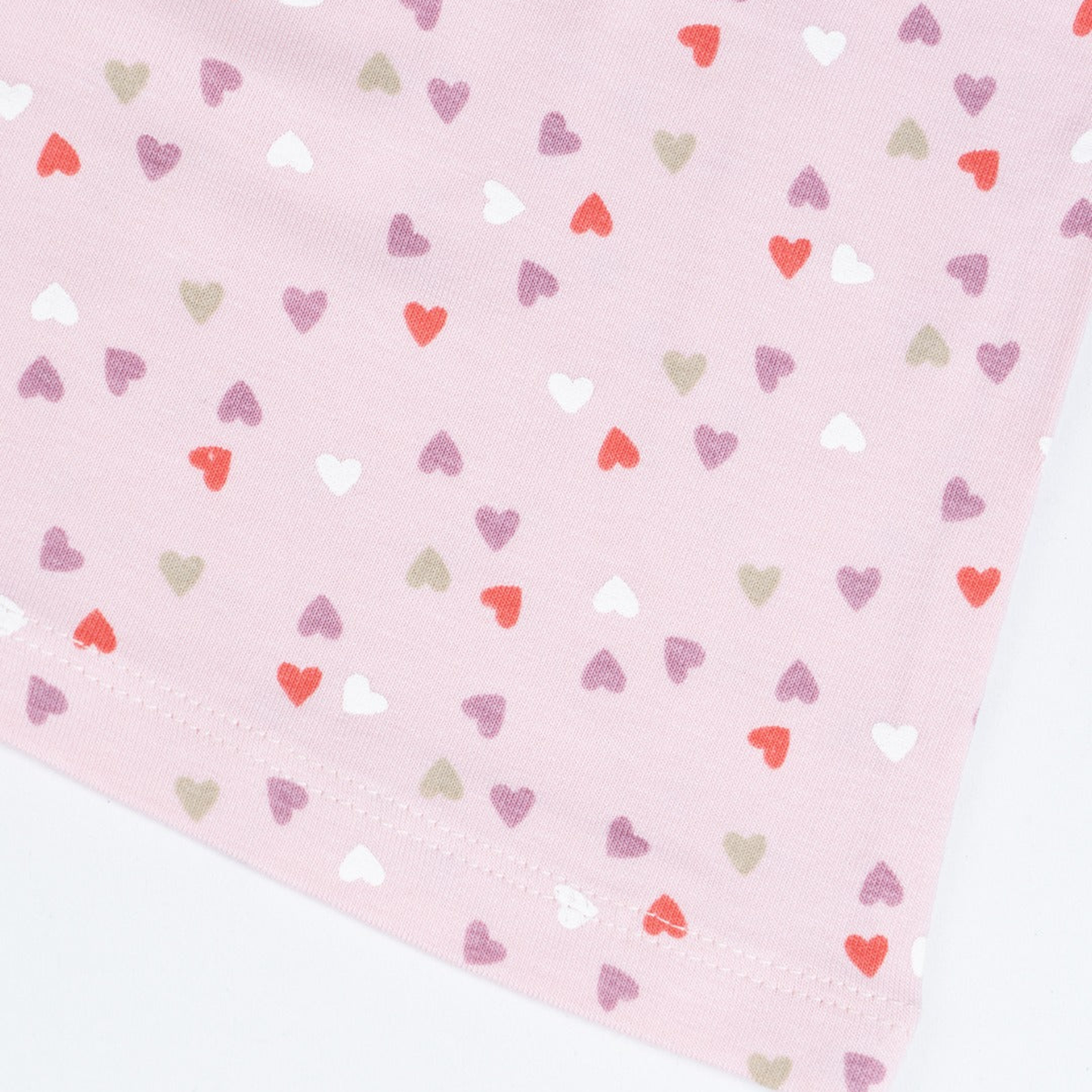 CharmnCherish Girls' Cotton Full Sleeve T-Shirt - Heart All Over Print (Pack of 1) - back view