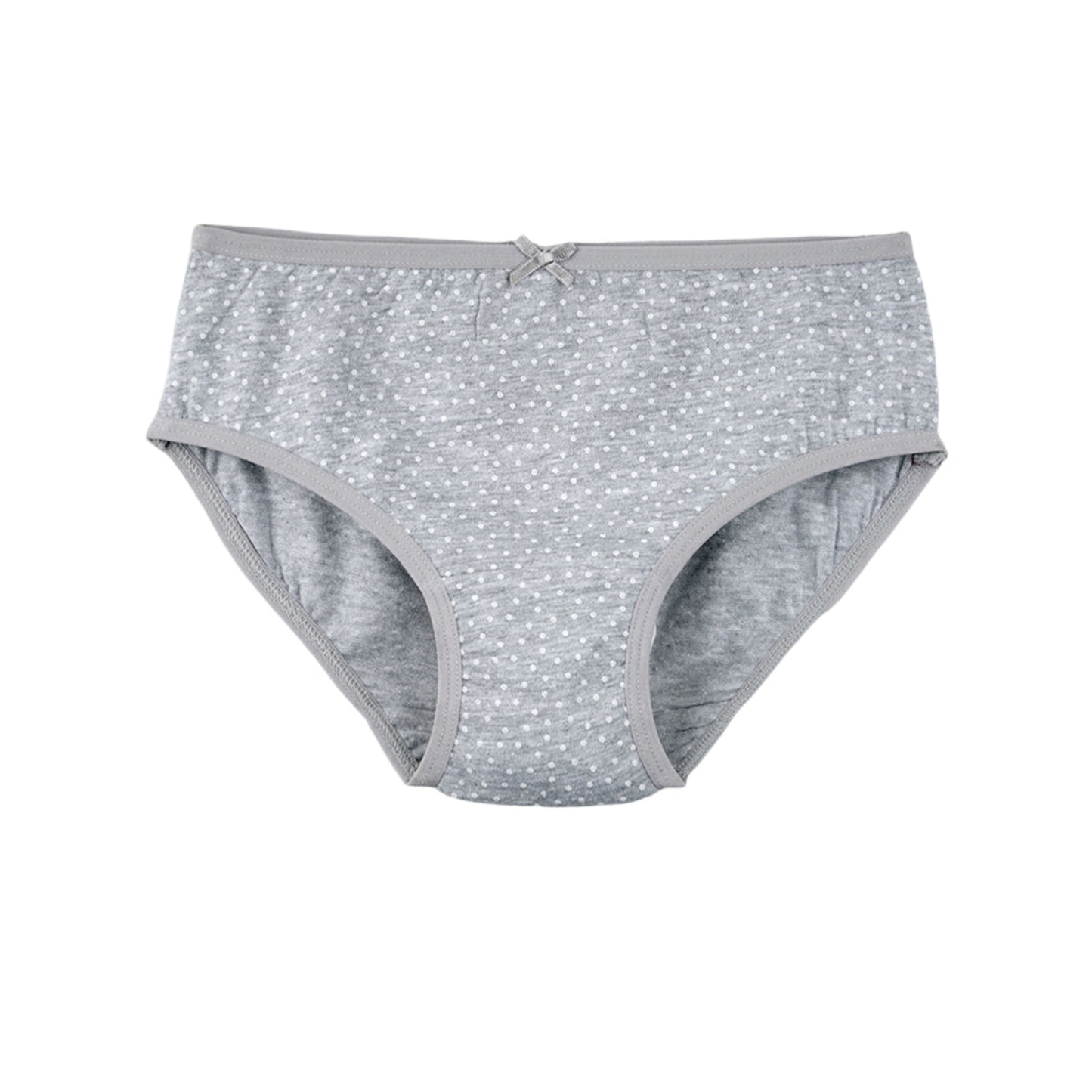 Girls' Cotton Brief _polka dot & Stripes Printed Brief Pack of 9