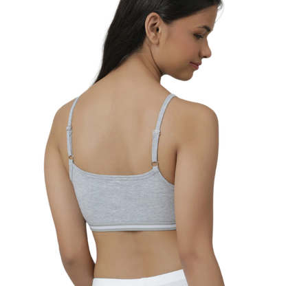 Beginners Bra - Grey & Nude (Pack of 2)