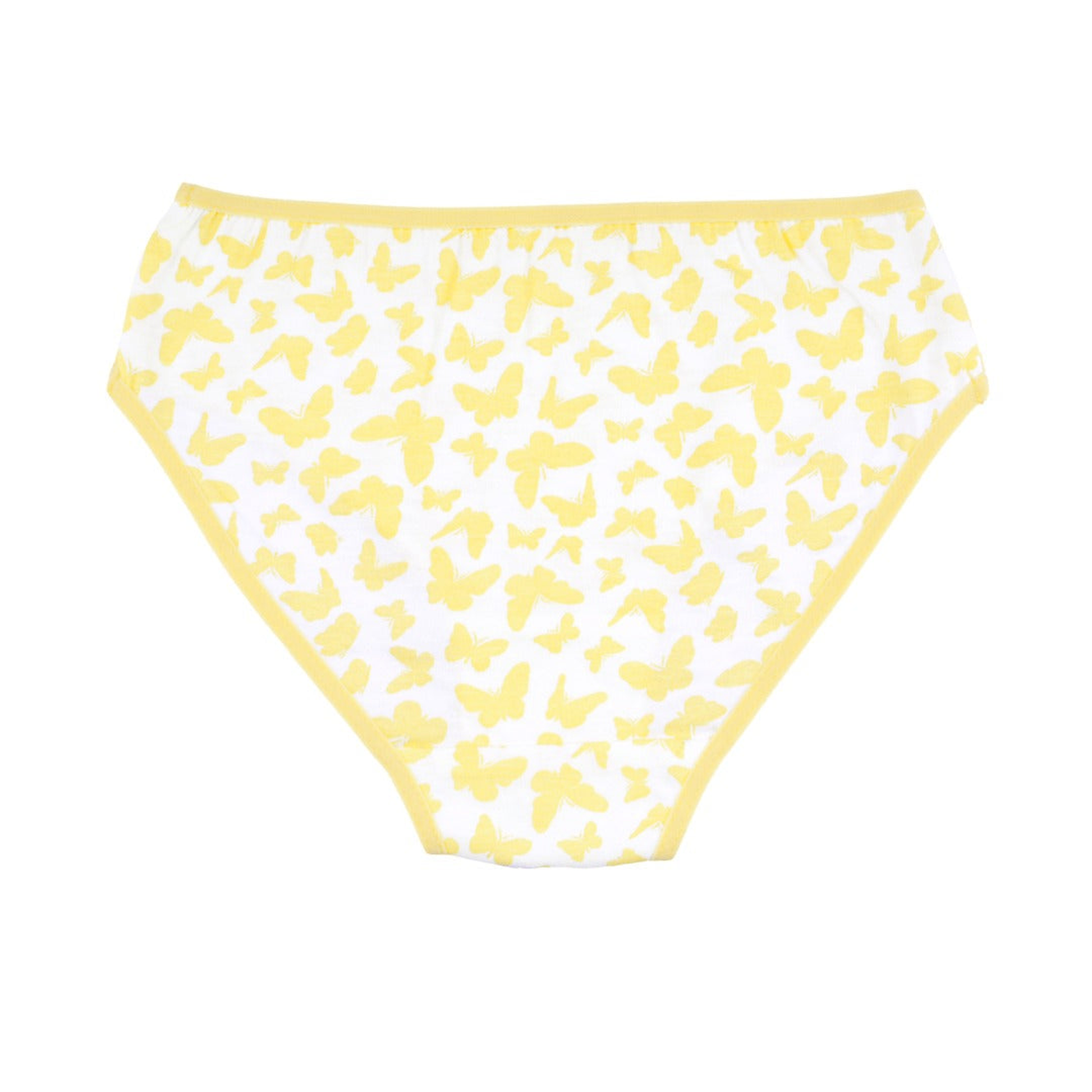 Girls' Cotton Brief - Butterfly All Over Print Pack of 5
