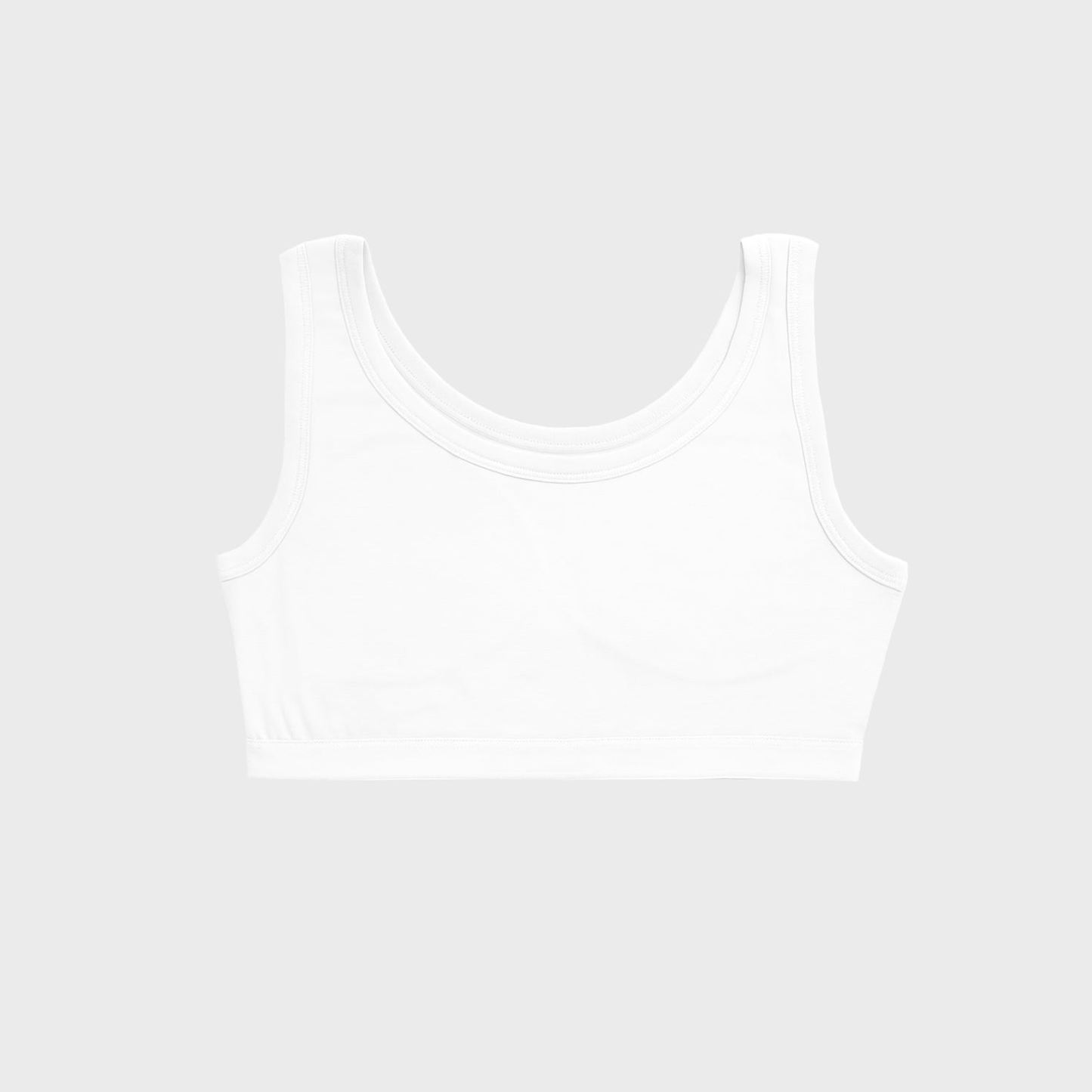 Girls Removable Padded Sports Crop Top