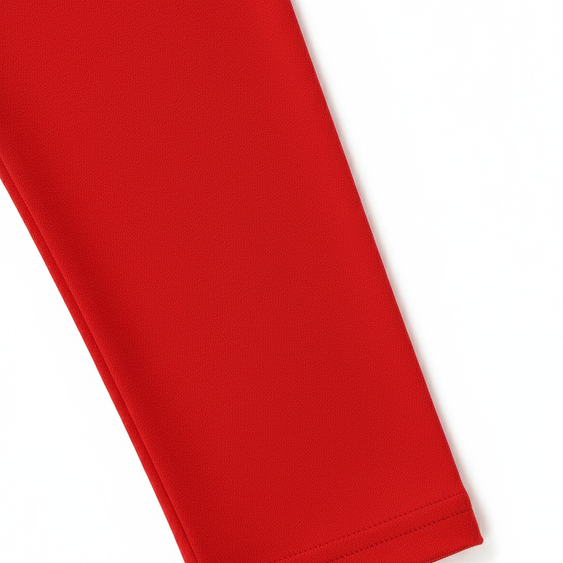 Girls' Cotton Leggings Solid Red Color Pack Of 1