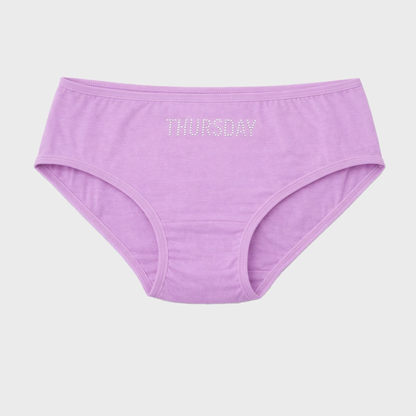 Girls' Weekdays Brief - Stud Printed - Pack of 7