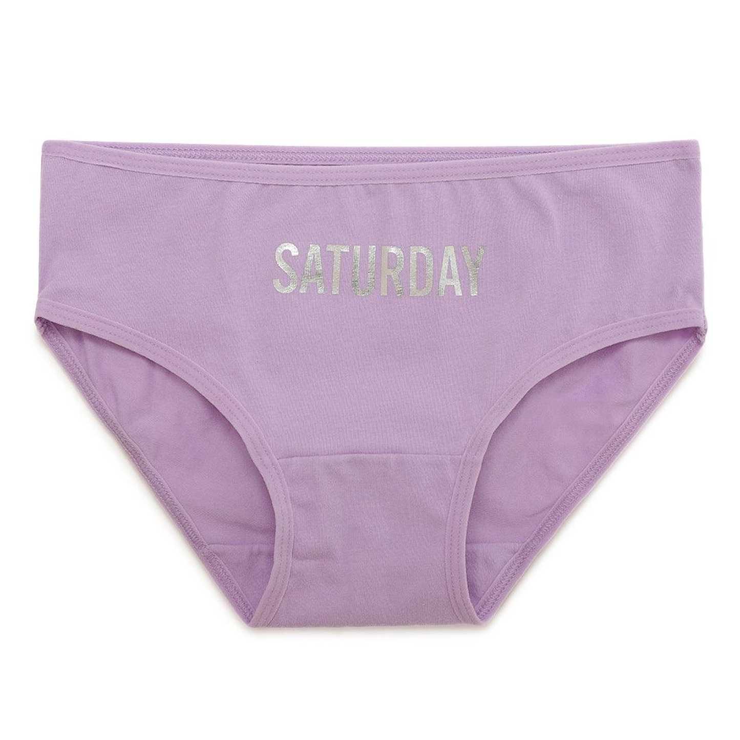 Girls' Cotton Brief - Weekdays Prints (Pack Of 7)