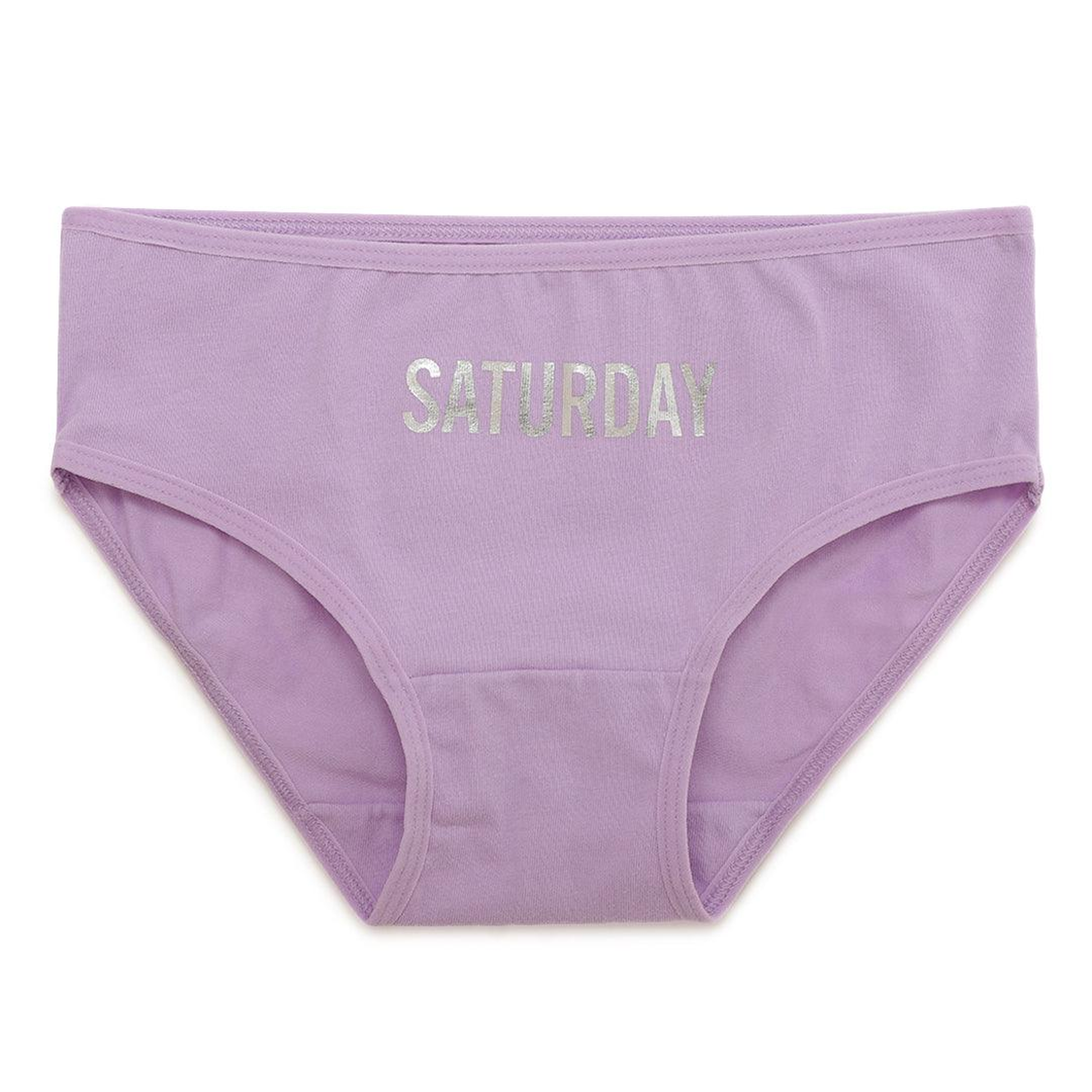 Girls' Cotton Brief - Weekdays Prints (Pack Of 7)