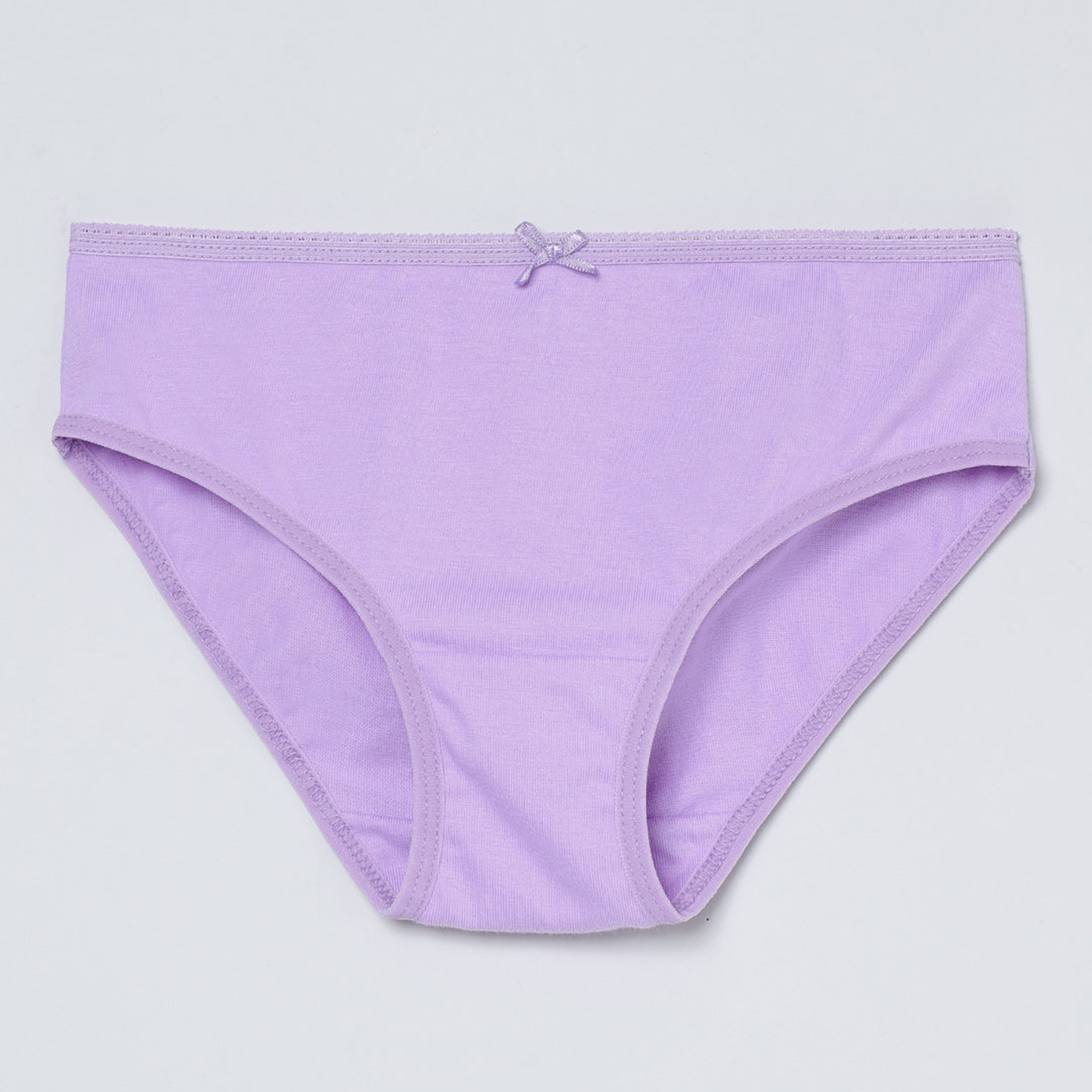 Girls' Cotton Brief - Unicorn All Over Print & Solid Multicolor Brief Pack of 6