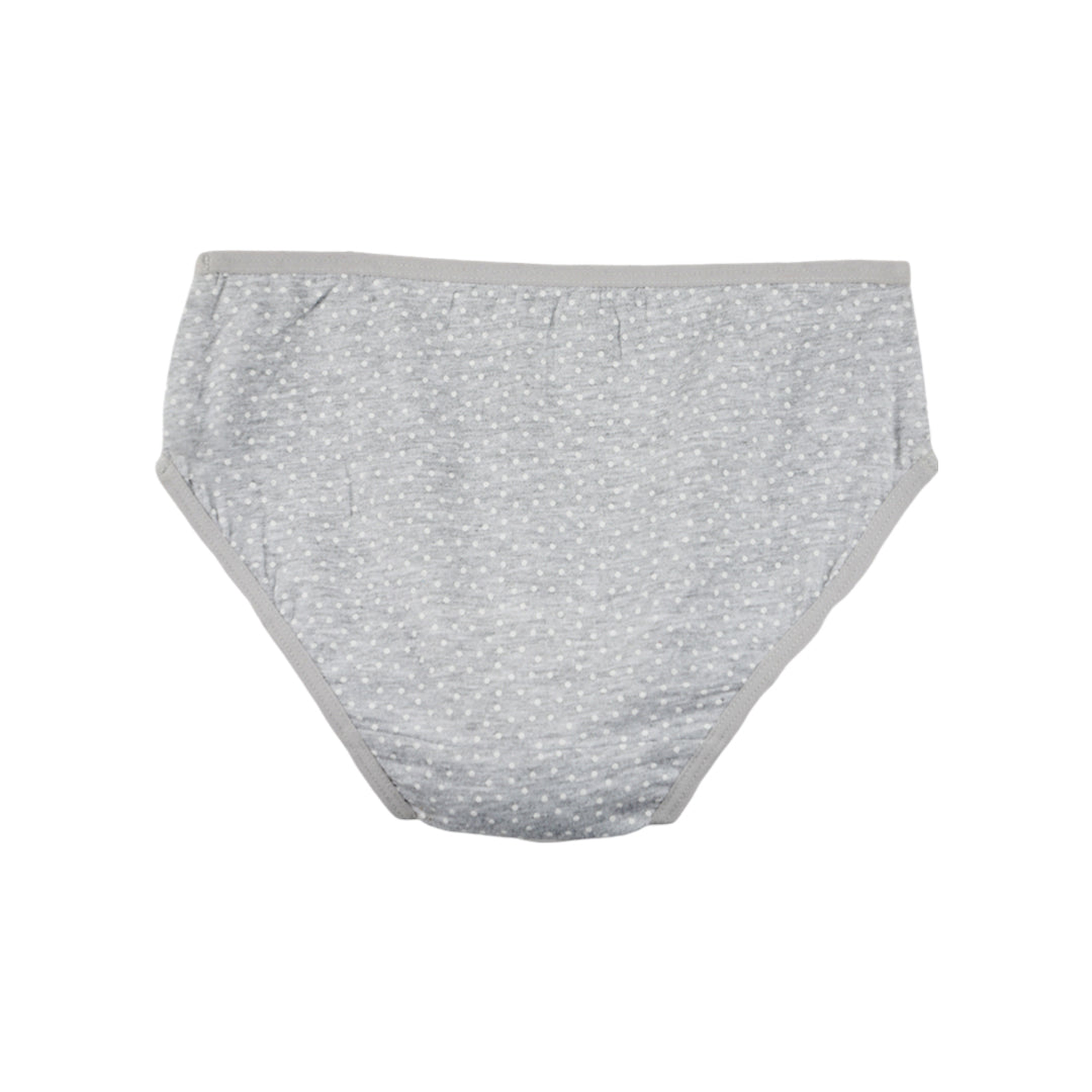 Girls' Cotton Brief _polka dot & Stripes Printed Brief Pack of 9