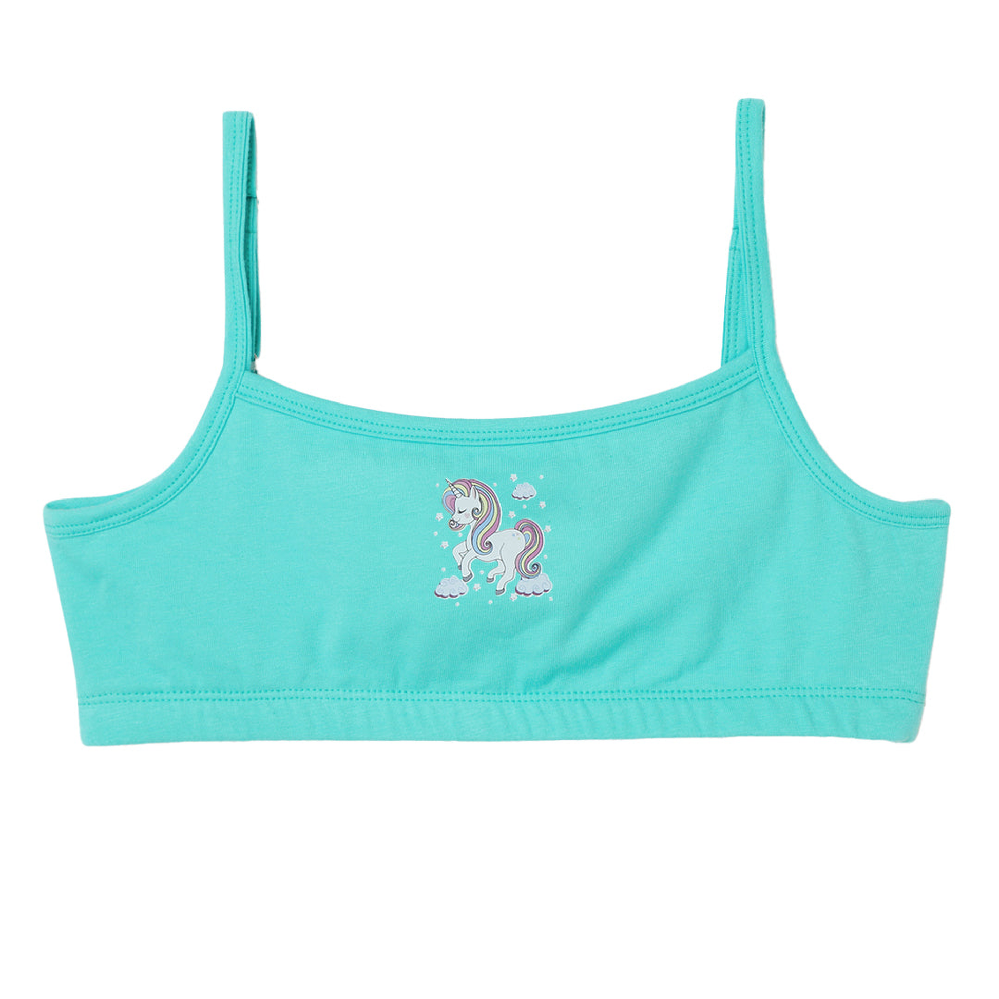 Beginners Bra - Unicorn Print Multicolor Pack of 4