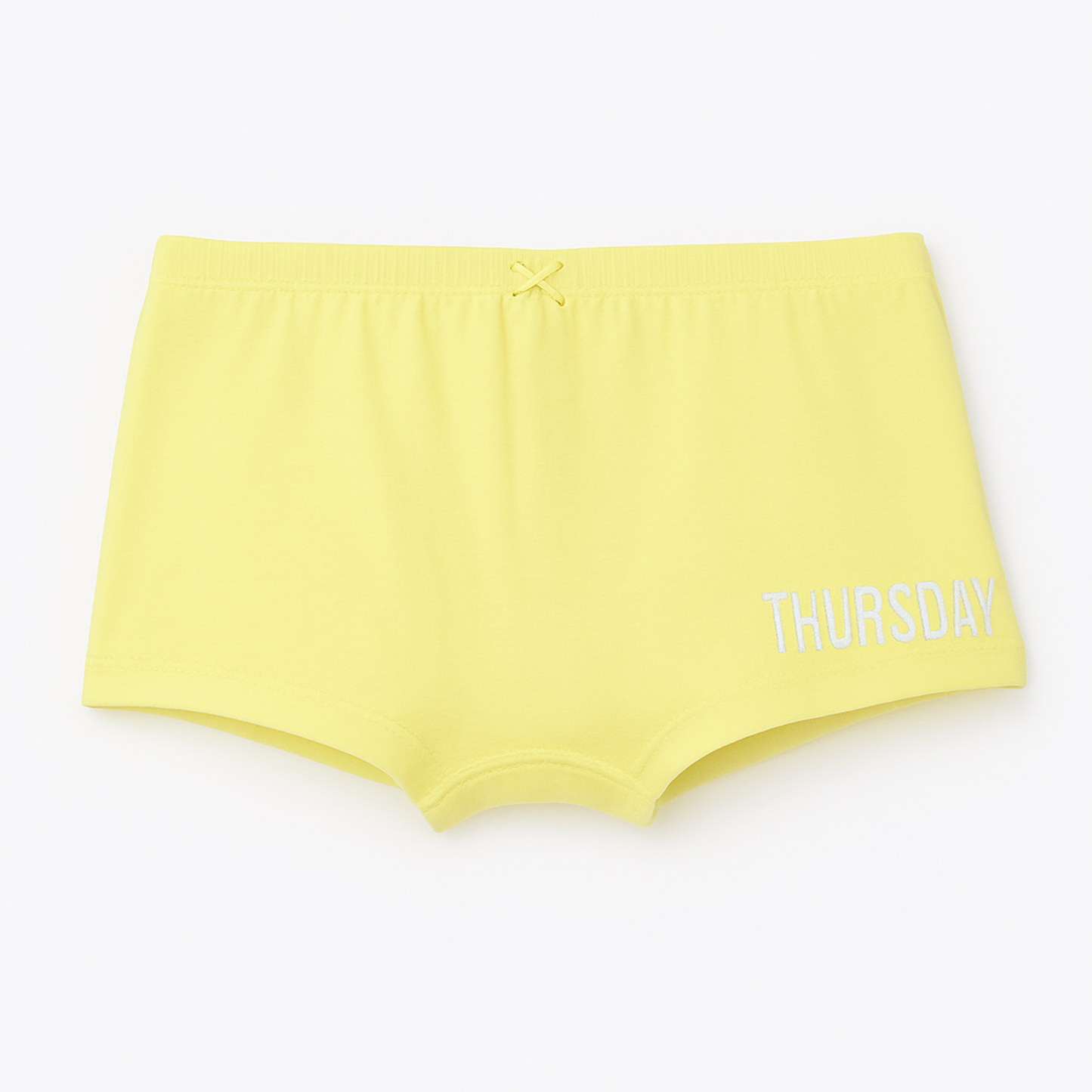 Girls' Cotton Boy Shorts - Weekdays Printed Pack of 7