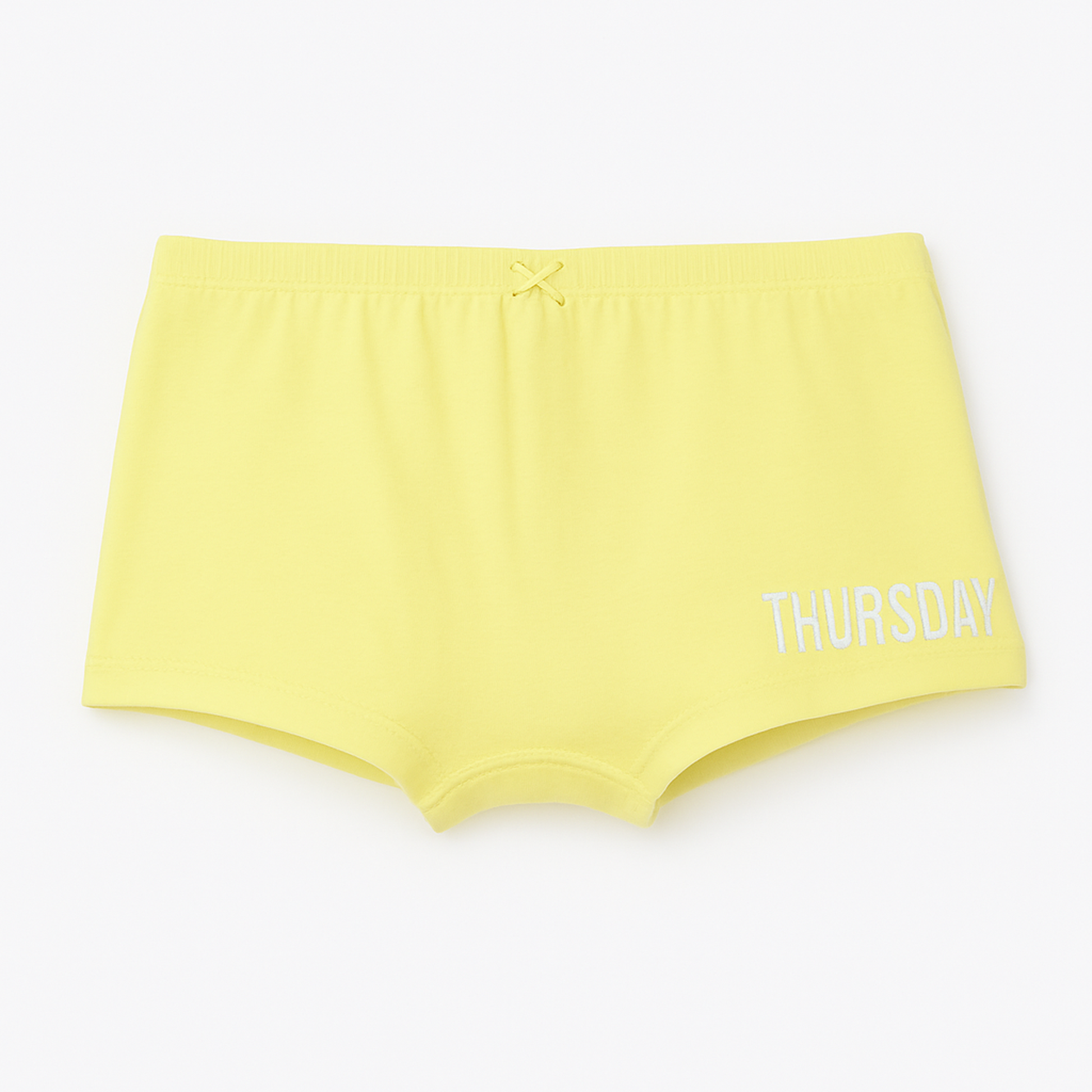 Girls' Cotton Boy Shorts - Weekdays Printed Pack of 7