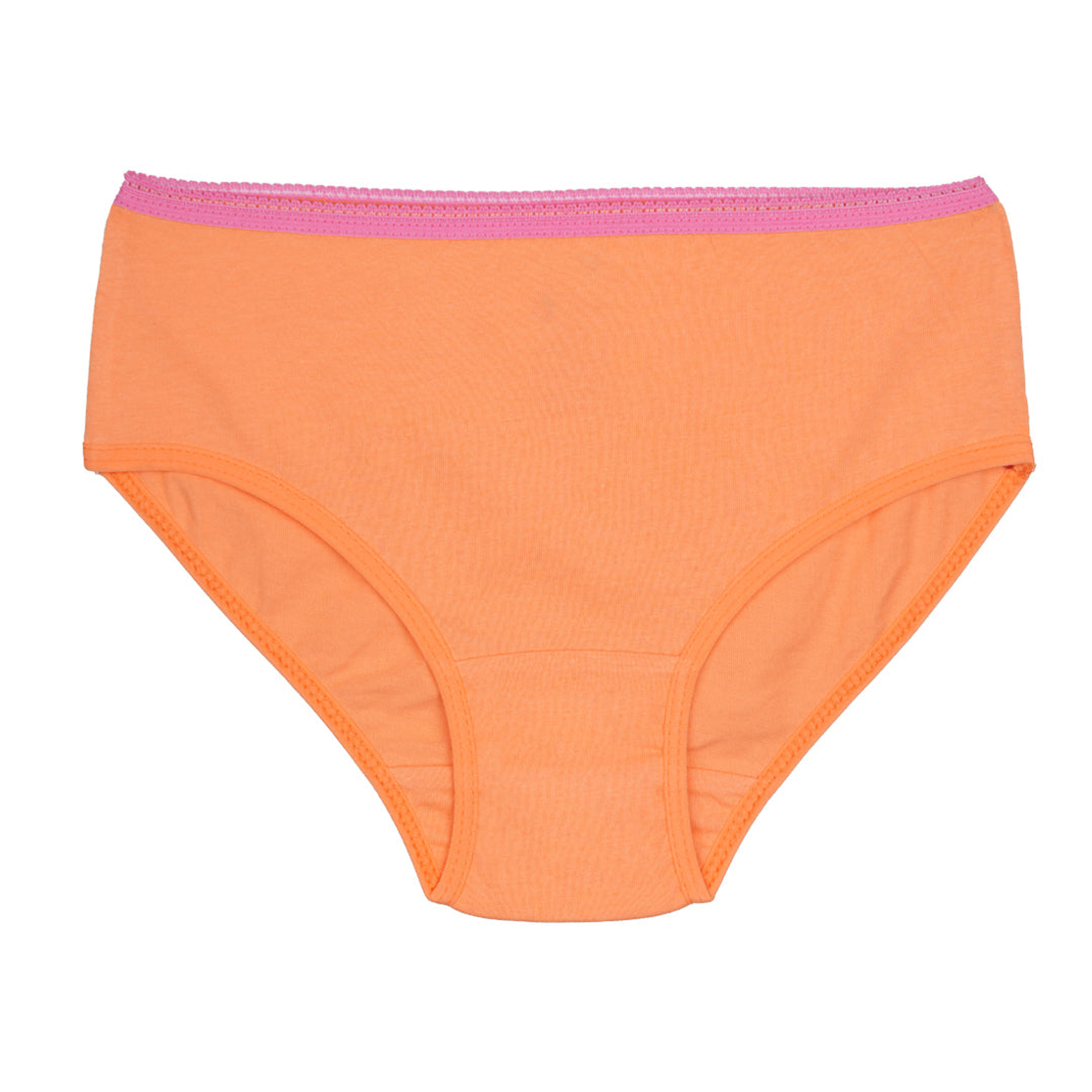 Girls' Cotton Brief - Butterfly All Over Print & Solid Color Brief Pack of 6