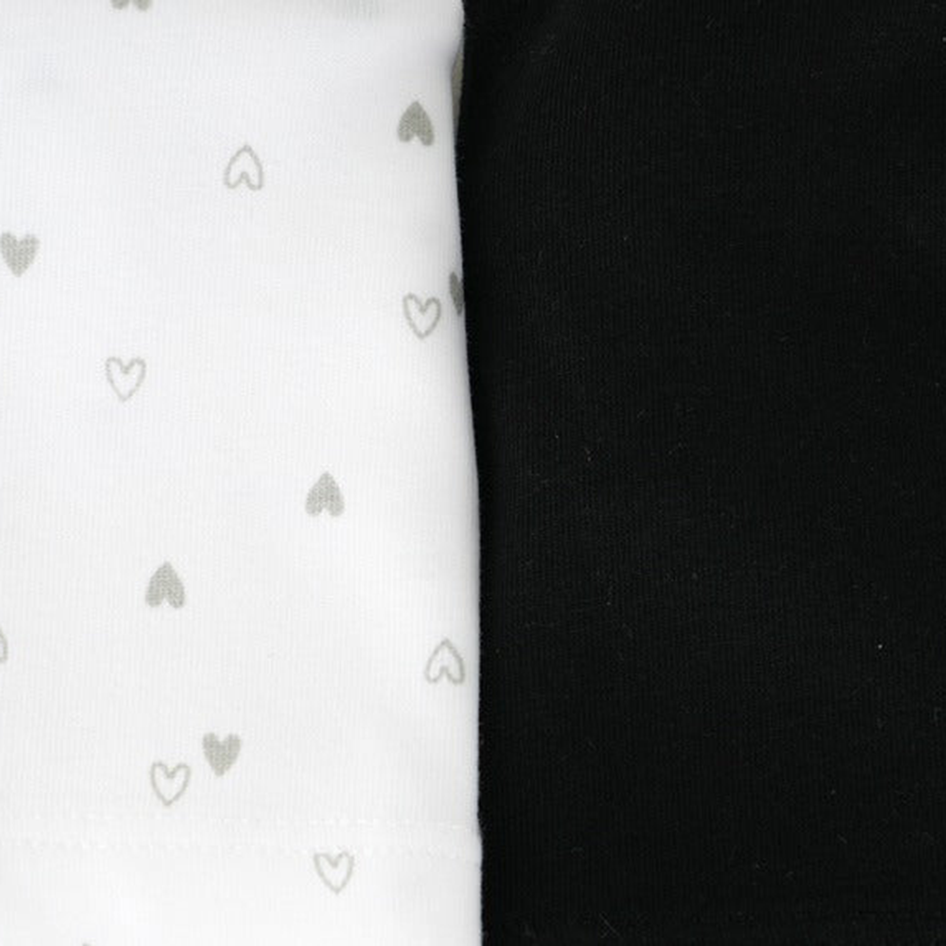 Girls' Cami Vests -Heart Print & Solid color Pack Of 2